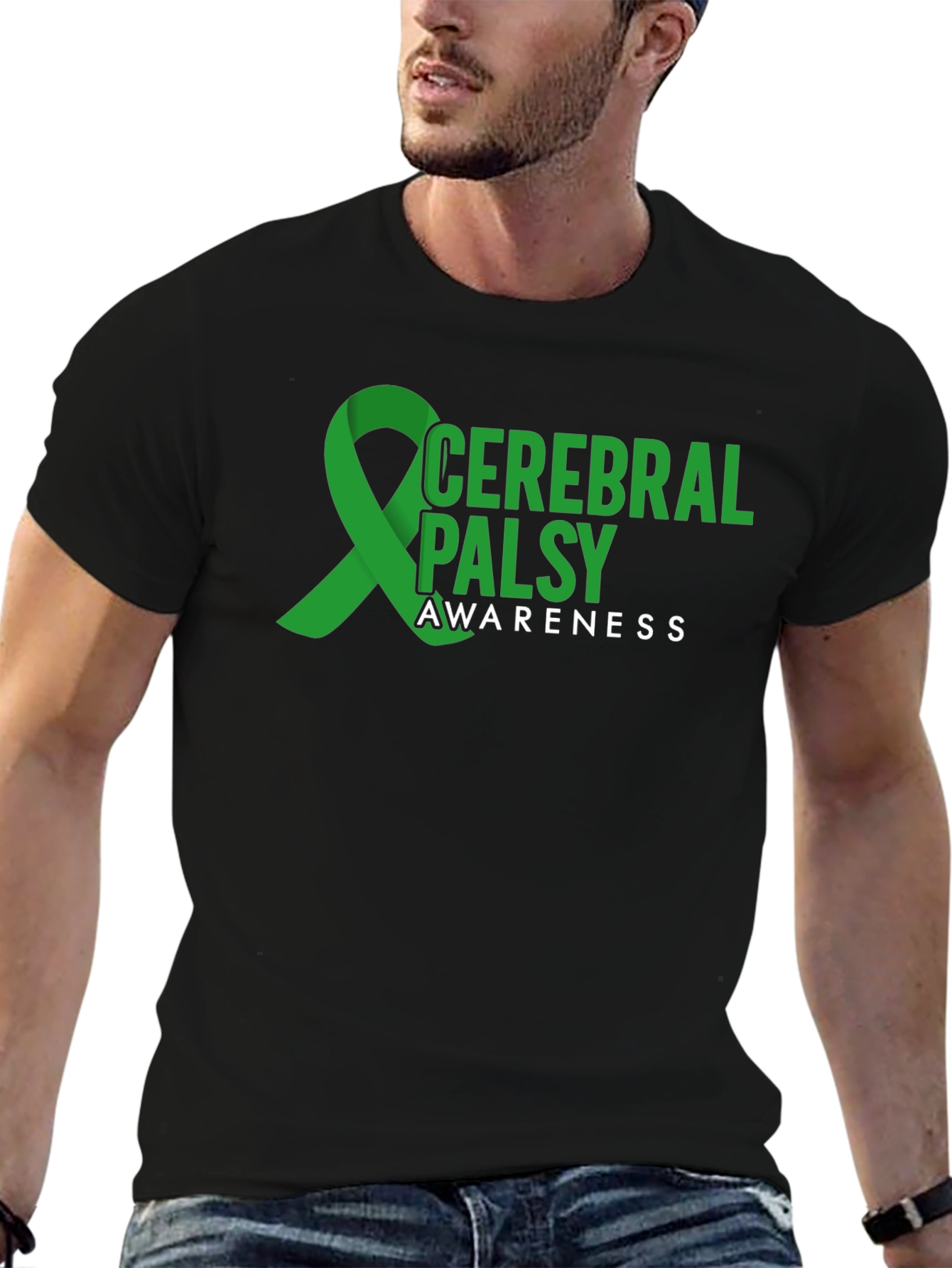 Cerebral Palsy Awareness Black T-Shirt