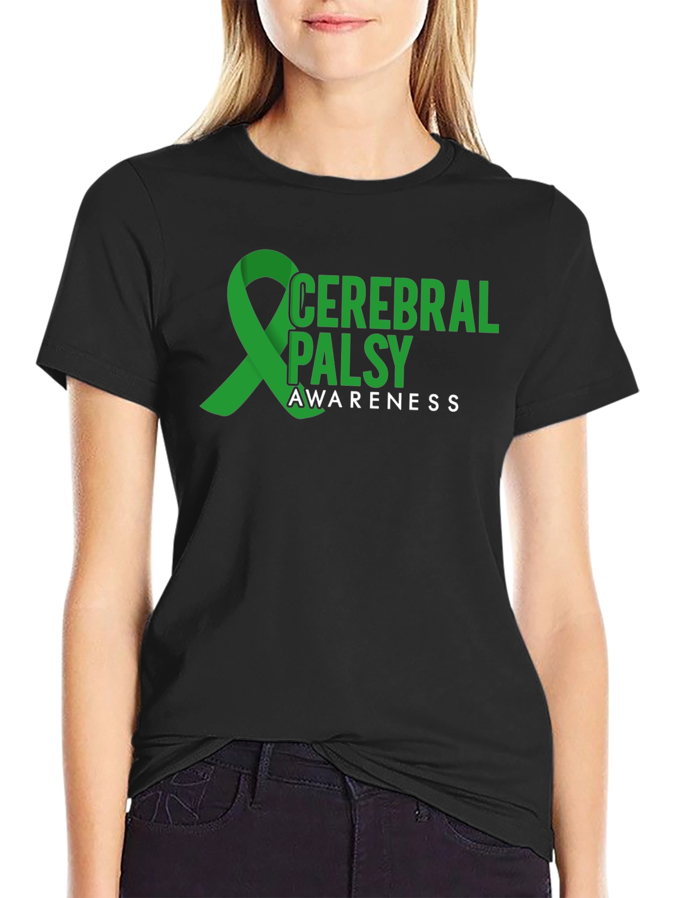 Cerebral Palsy Awareness Black T-Shirt
