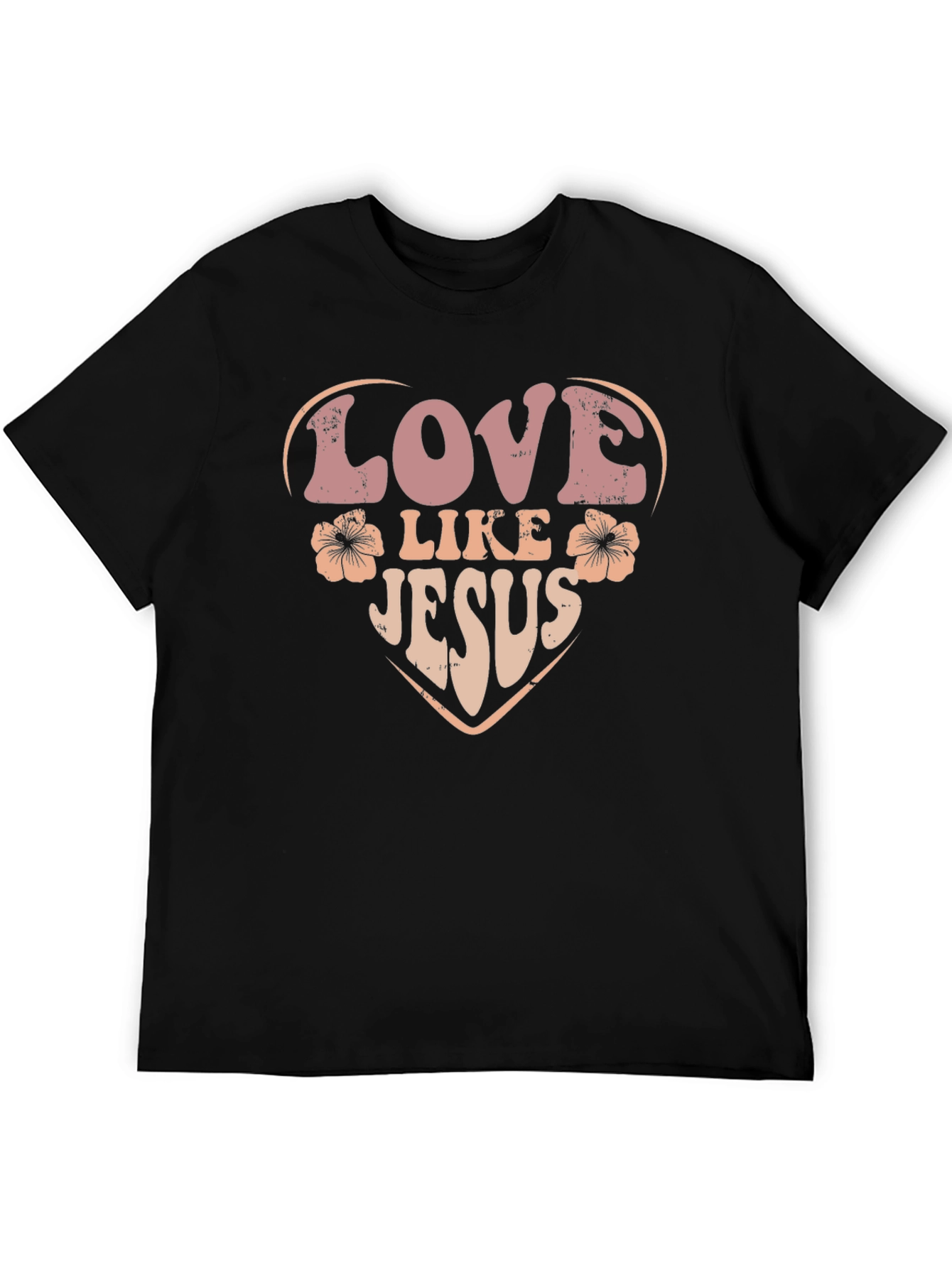 Love Like Jesus Graphic Tee - Black