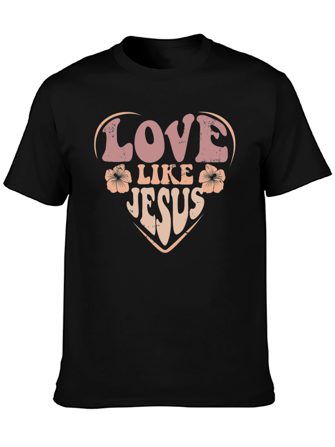 Love Like Jesus Graphic Tee - Black