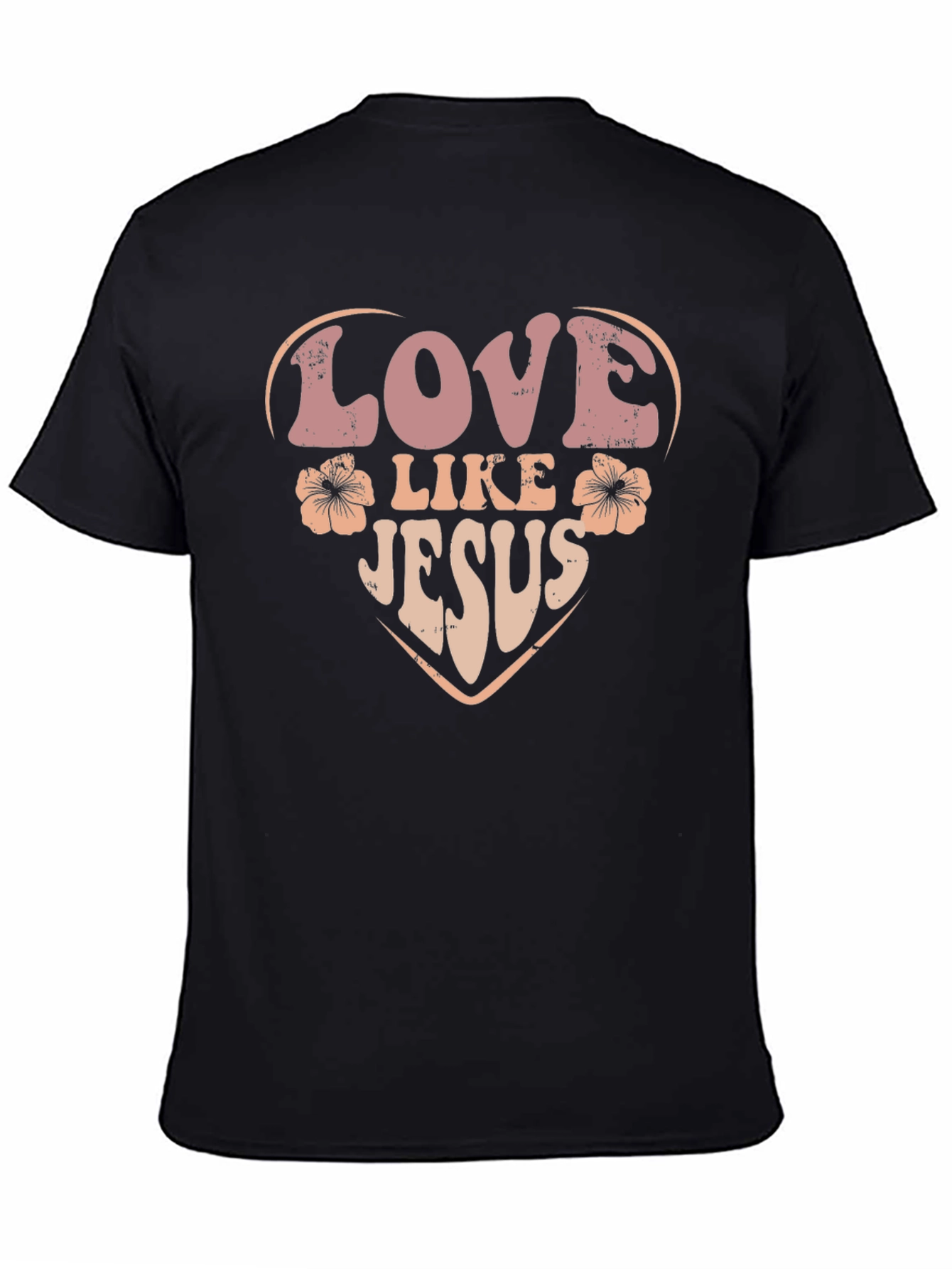 Love Like Jesus Graphic Tee - Black