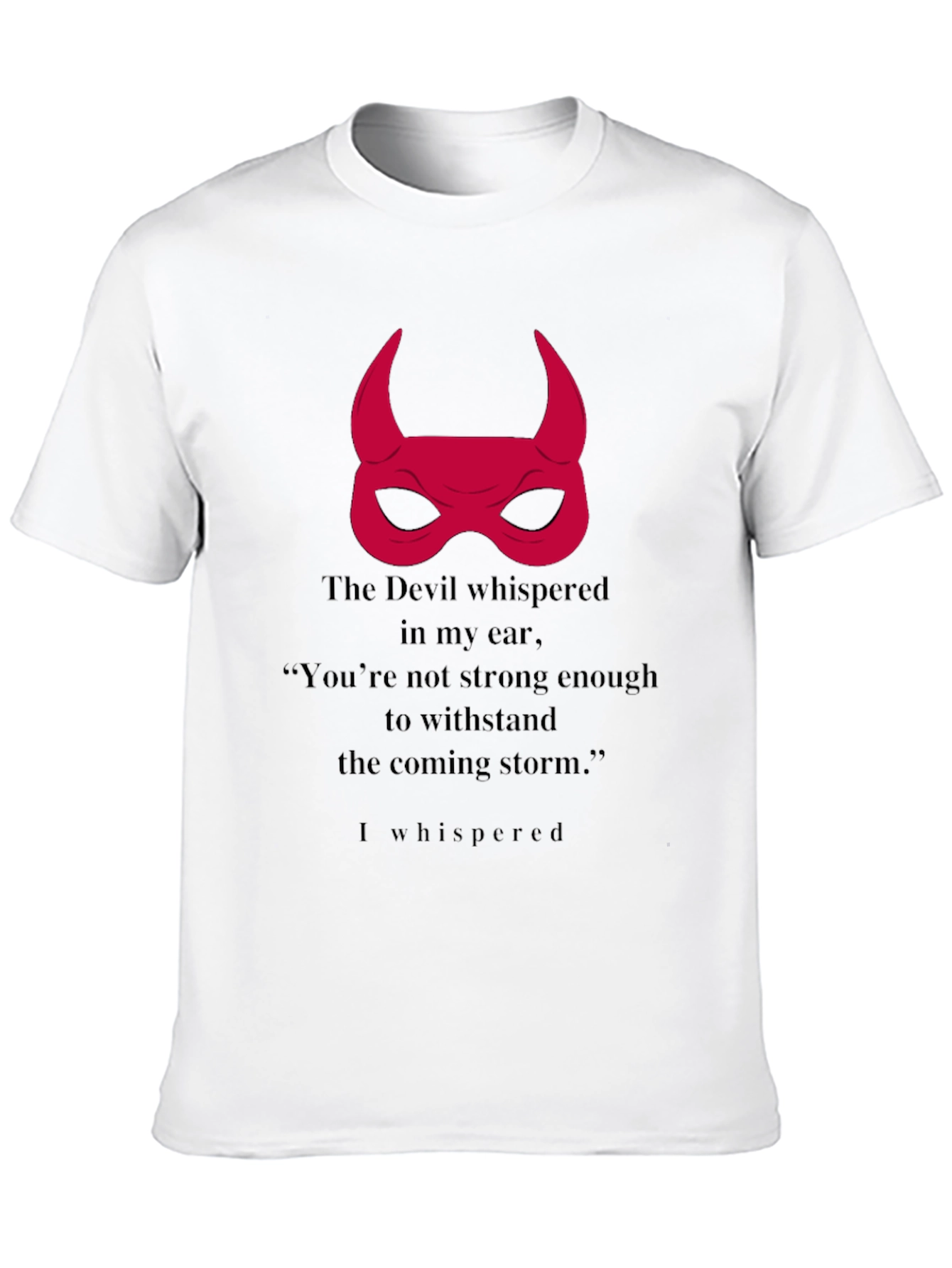 Devil Whispered Graphic Tee