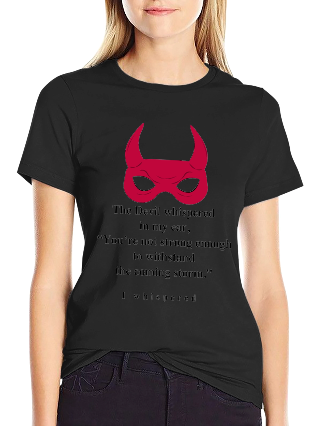 Devil Whispered Graphic Tee