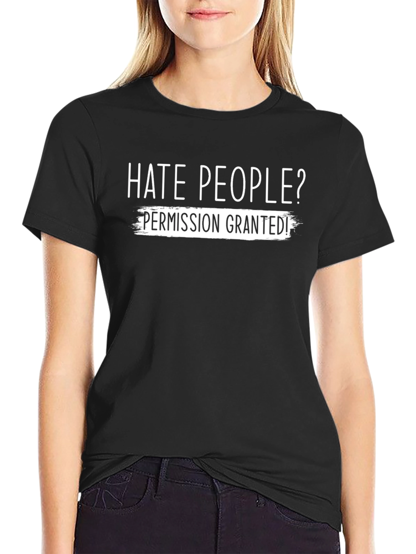 Hate People? Permission Granted! Graphic T-Shirt