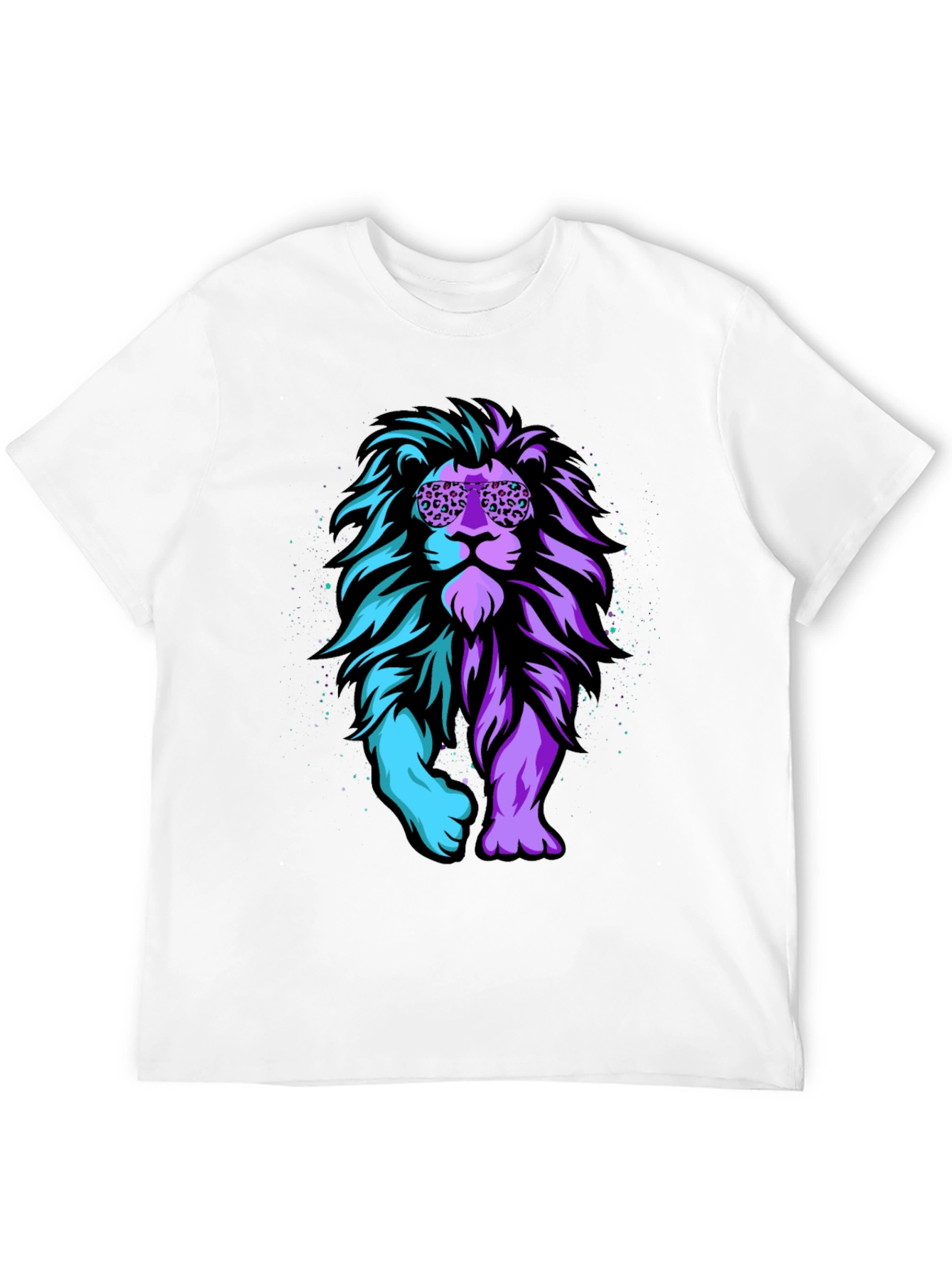 Cool Lion Graphic Tee - Black T-Shirt