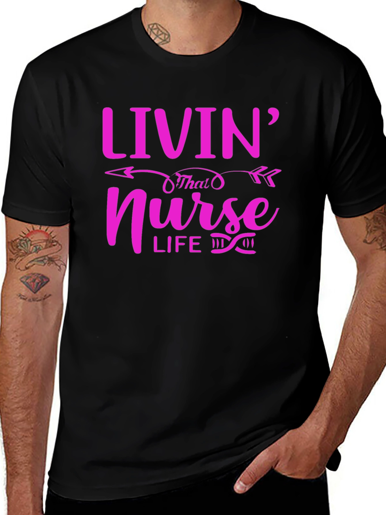Livin That Nurse Life T-Shirt - Fun & Stylish!