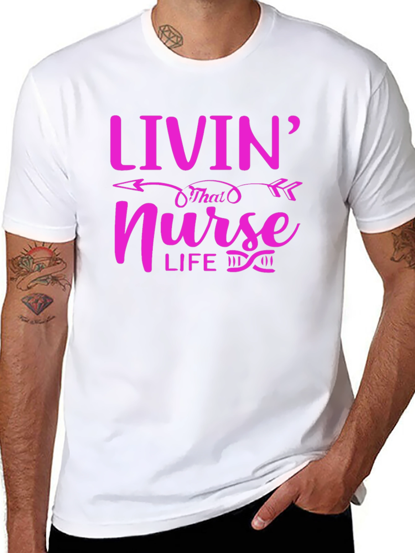 Livin That Nurse Life T-Shirt - Fun & Stylish!