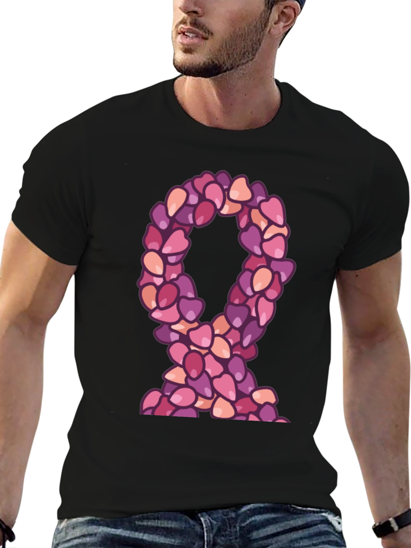 Ribbon Made of Hearts T-Shirt