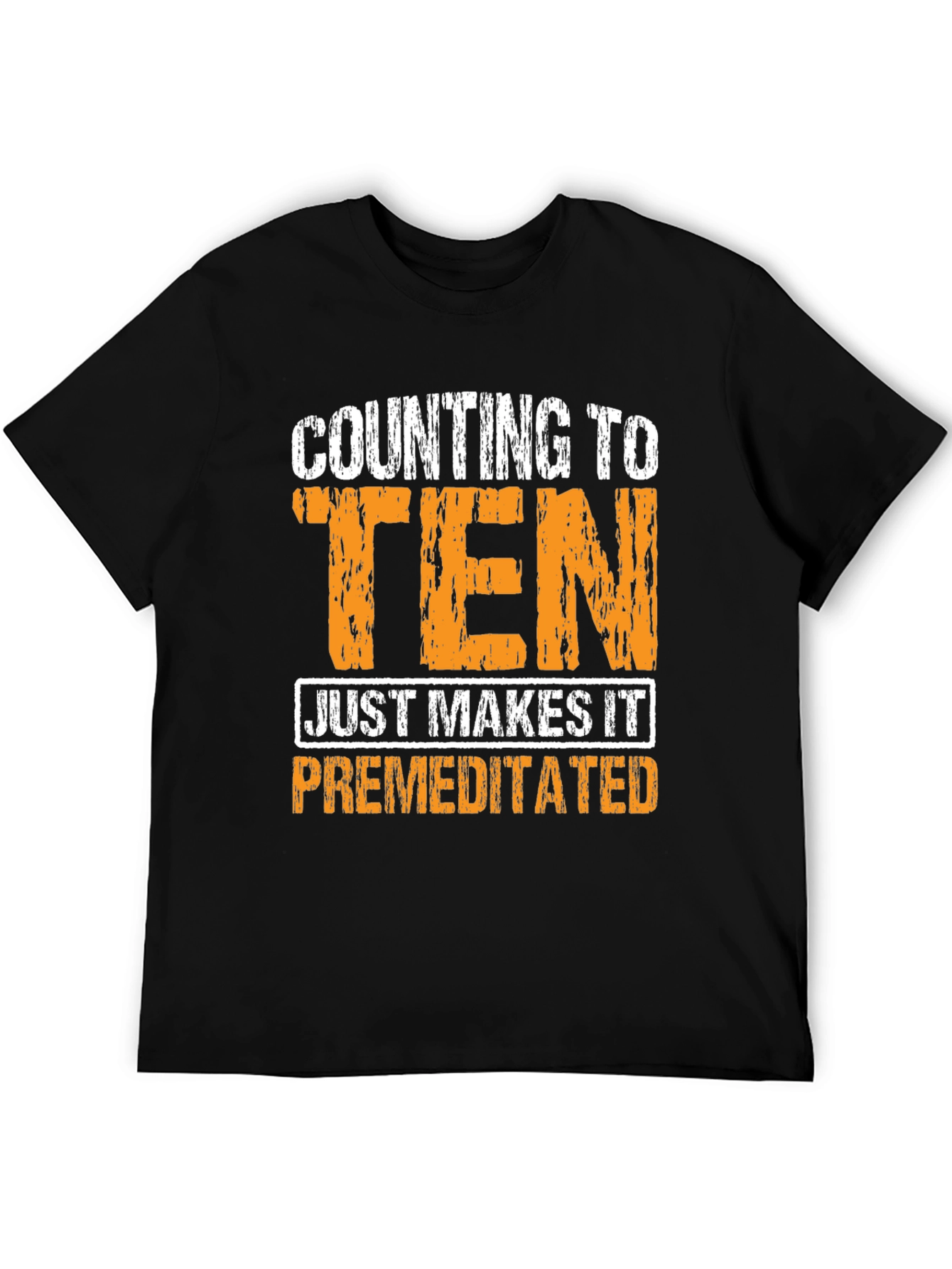 Counting to Ten - Funny Graphic T-Shirt