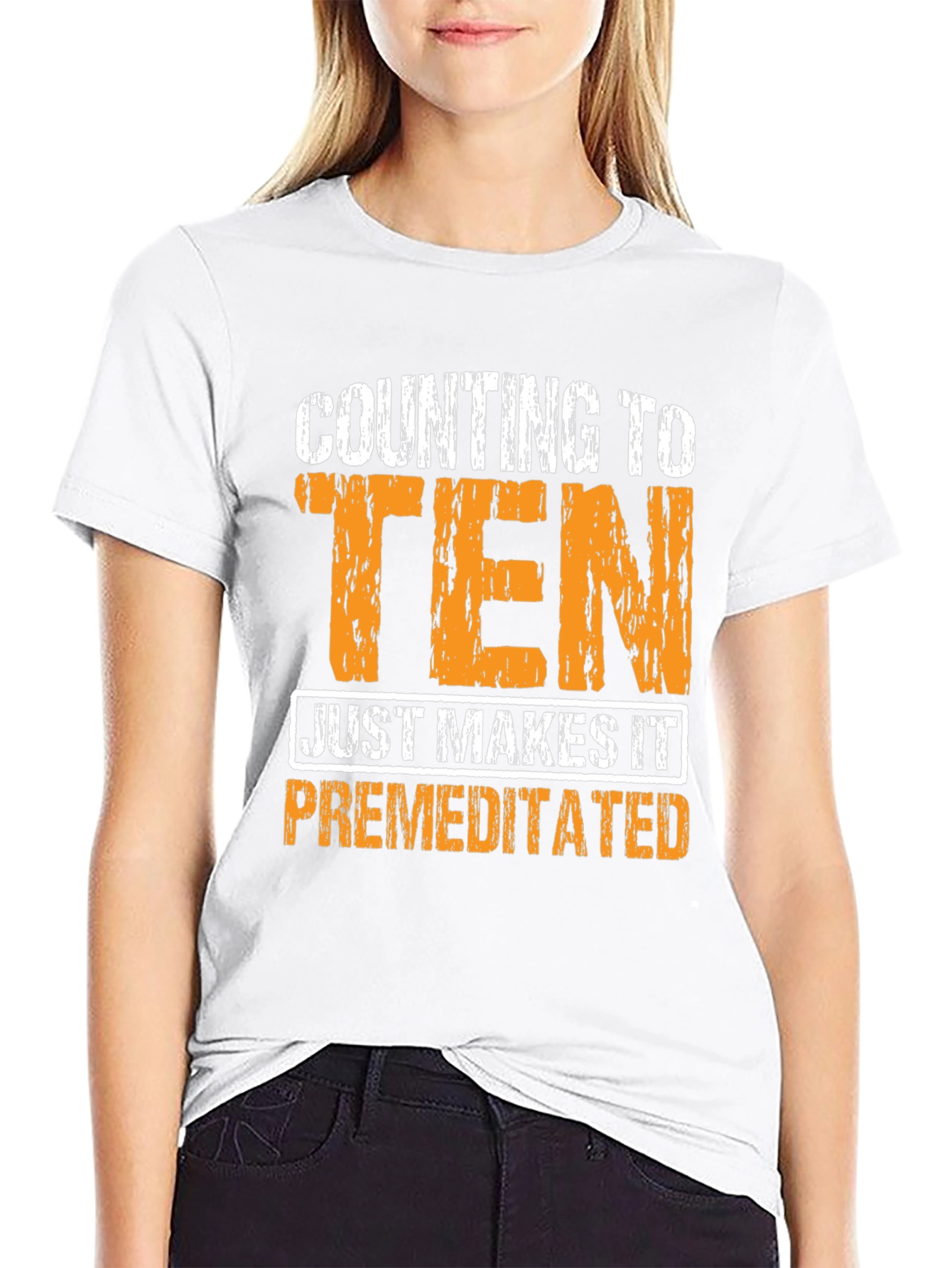 Counting to Ten - Funny Graphic T-Shirt