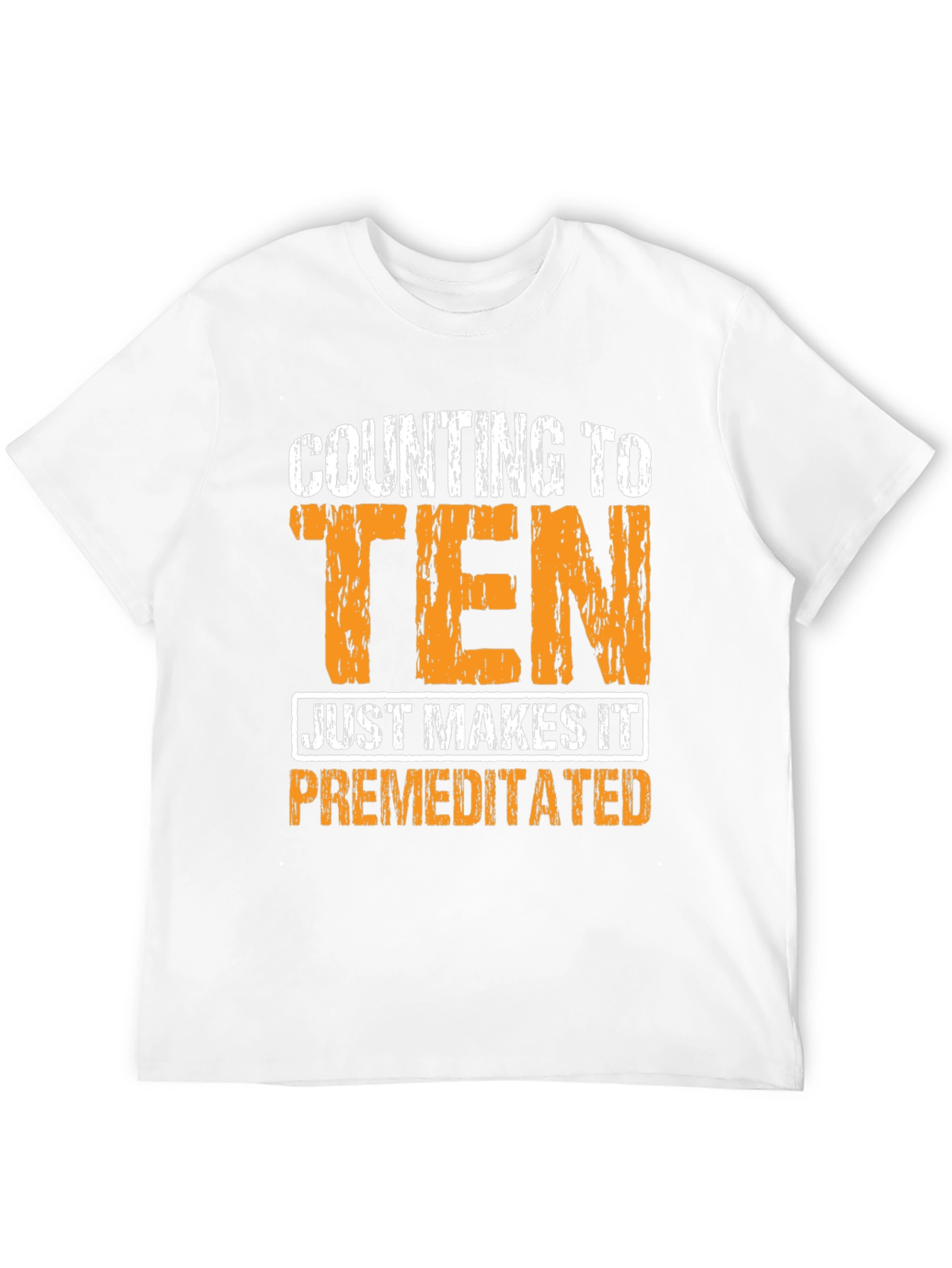Counting to Ten - Funny Graphic T-Shirt