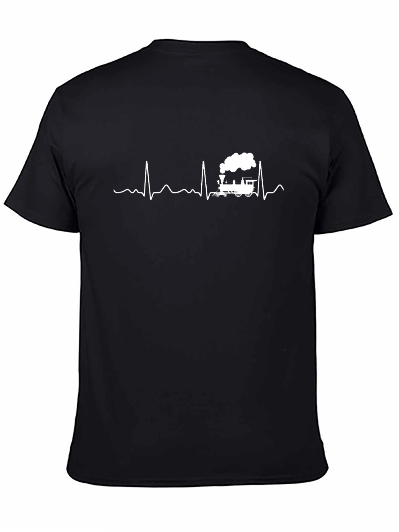 Train Heartbeat Black T-Shirt