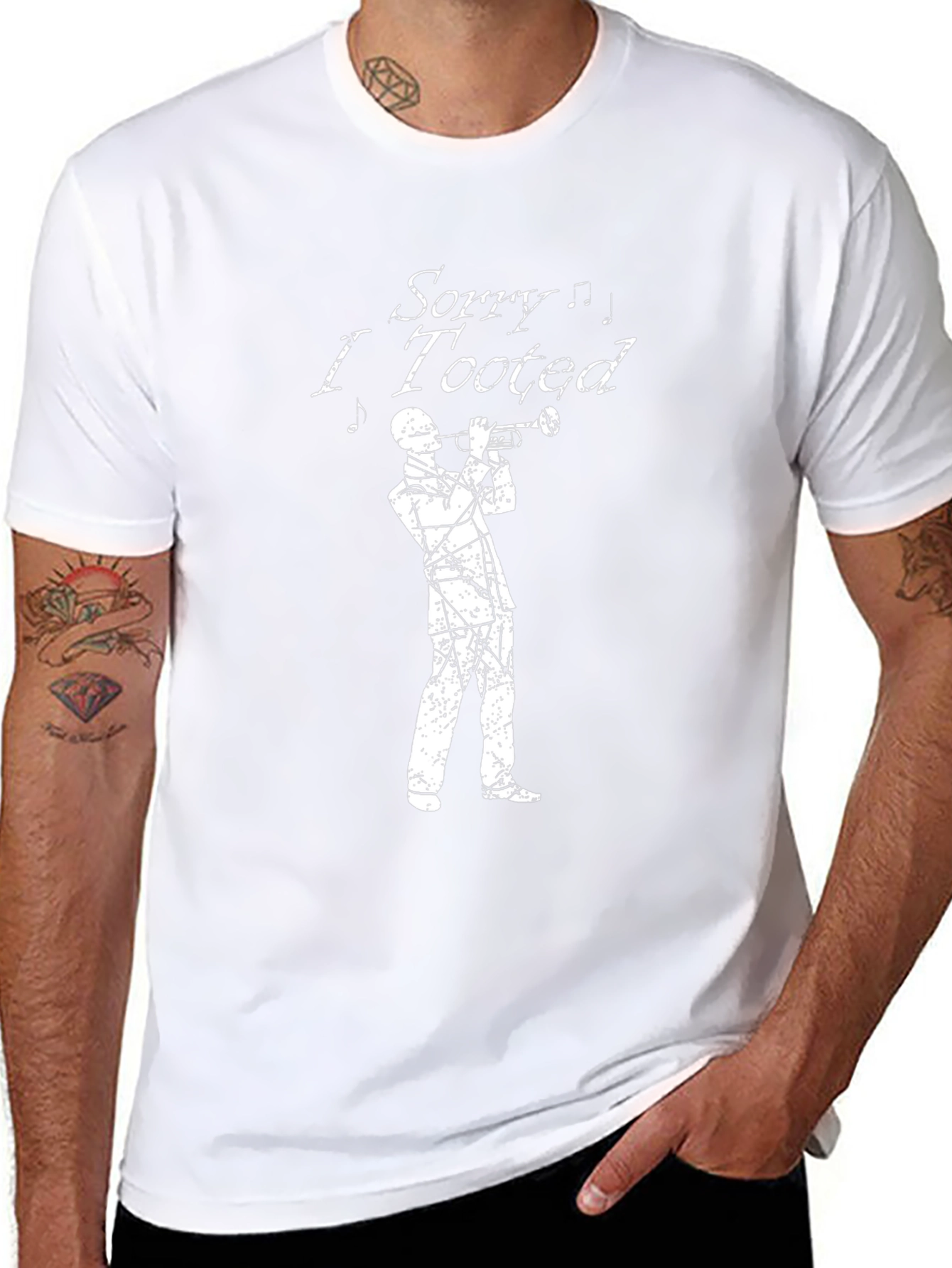 Sorry I Tooted T-Shirt - Funny Musician Tee