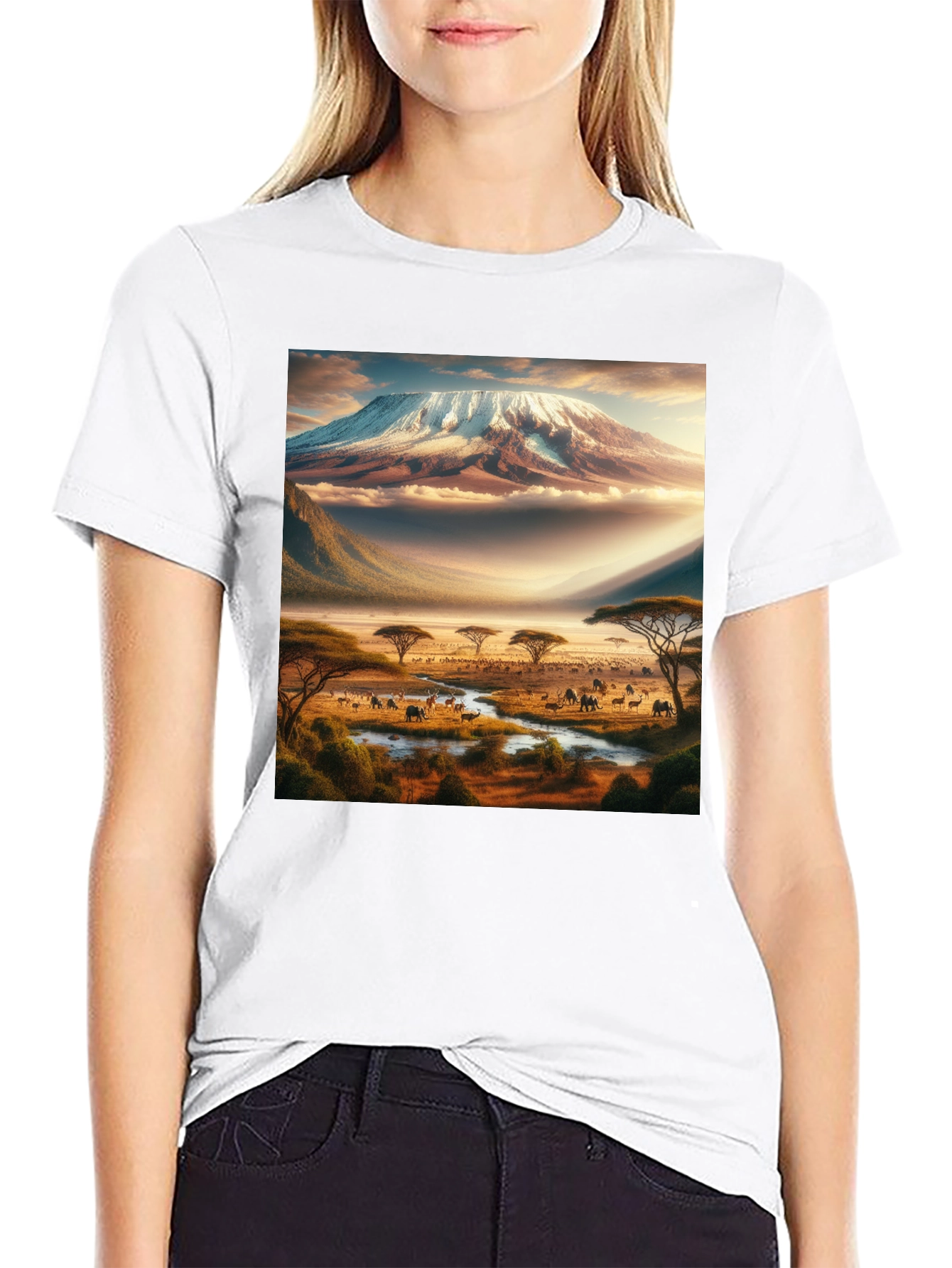 Kilimanjaro Safari Black T-Shirt