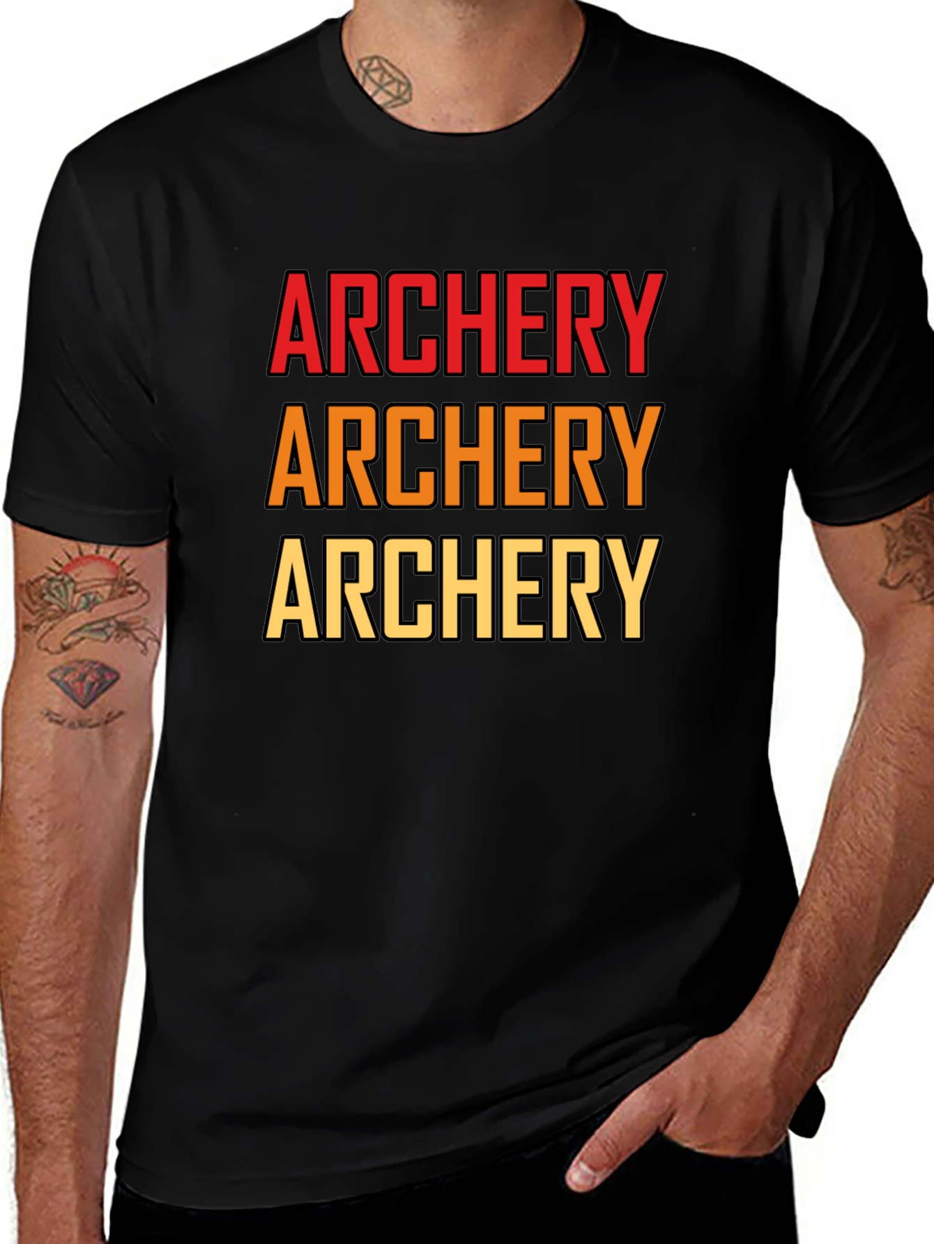 Archery Gradient Graphic T-Shirt