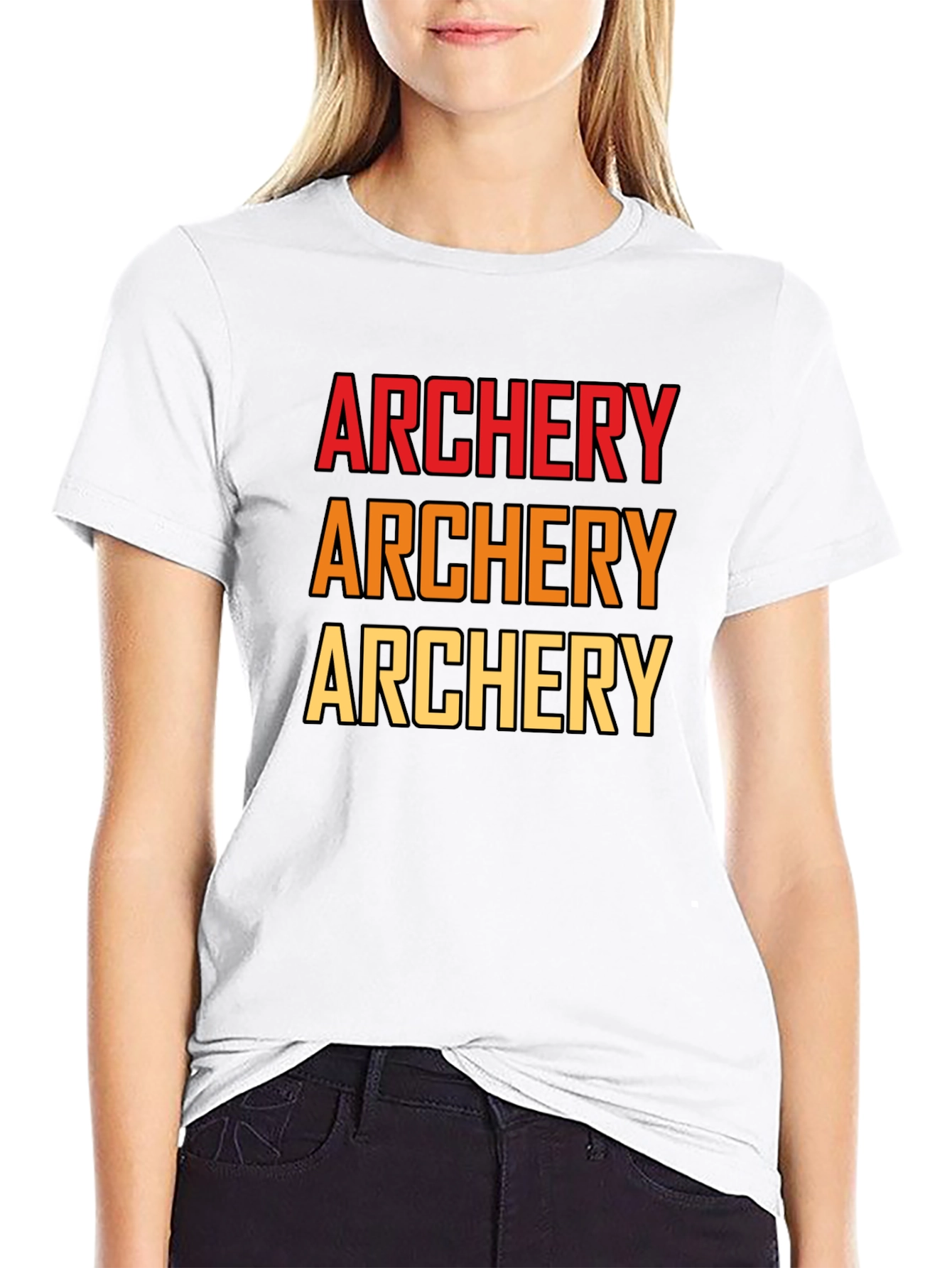 Archery Gradient Graphic T-Shirt