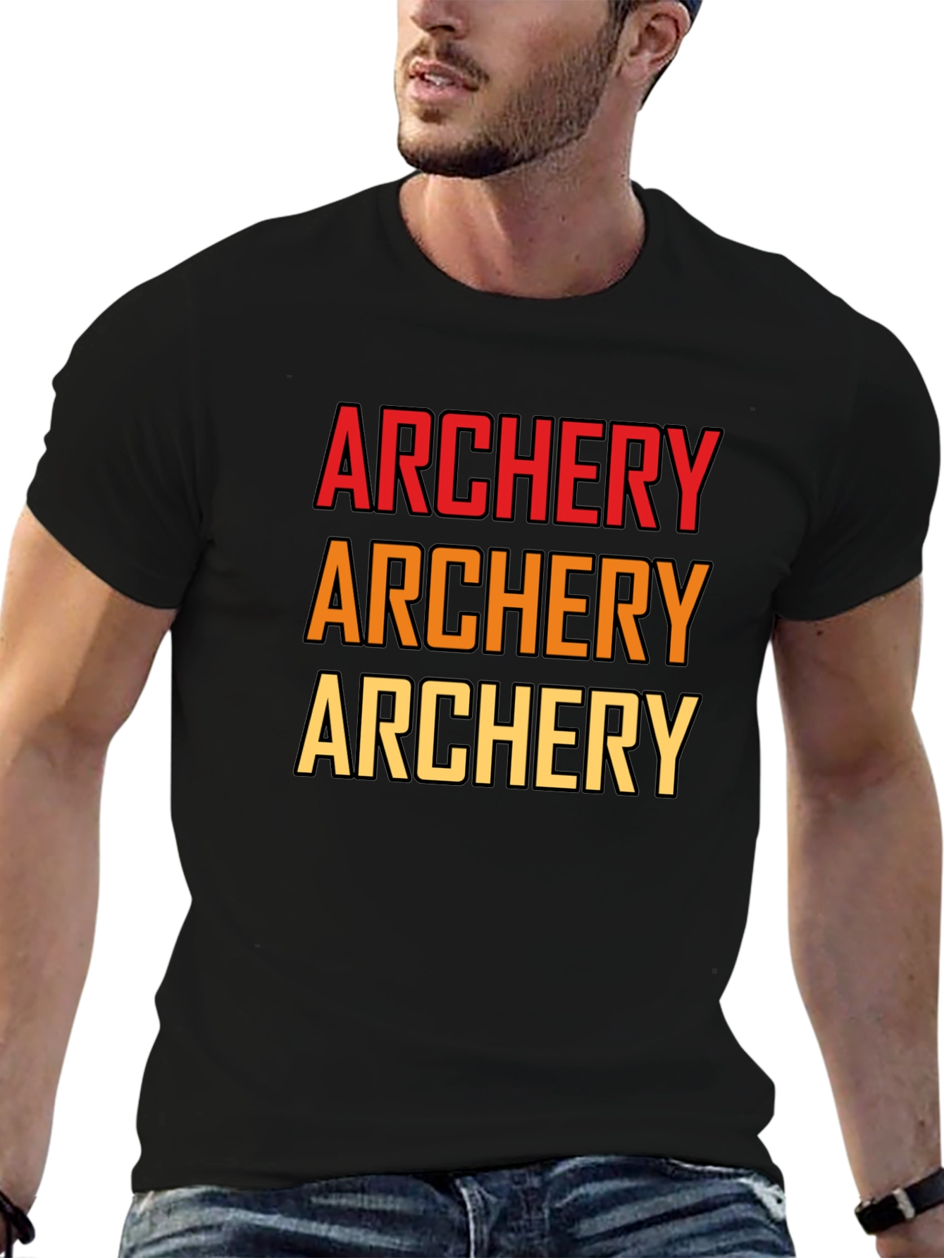 Archery Gradient Graphic T-Shirt
