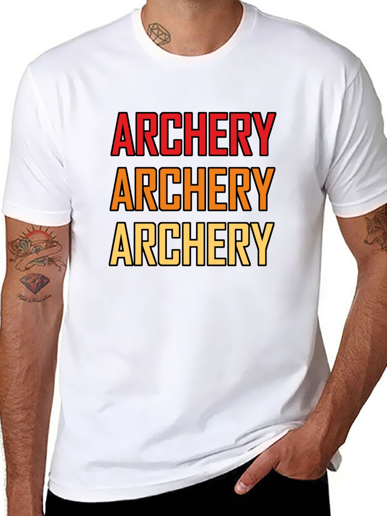 Archery Gradient Graphic T-Shirt