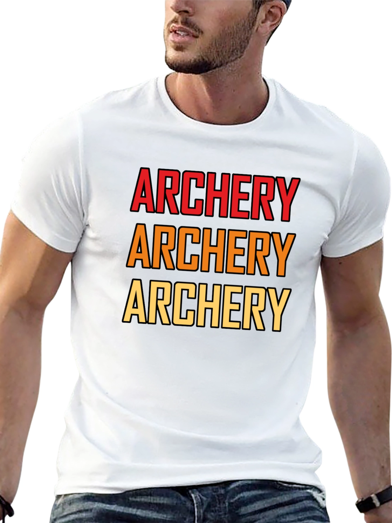 Archery Gradient Graphic T-Shirt