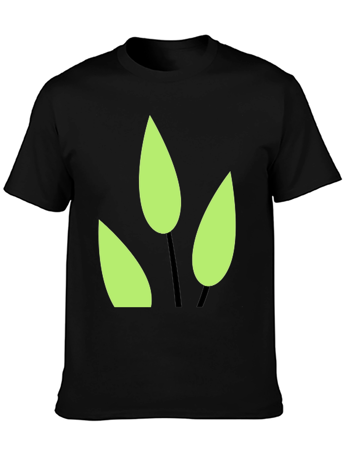 Nature Inspired Graphic Tee - Black