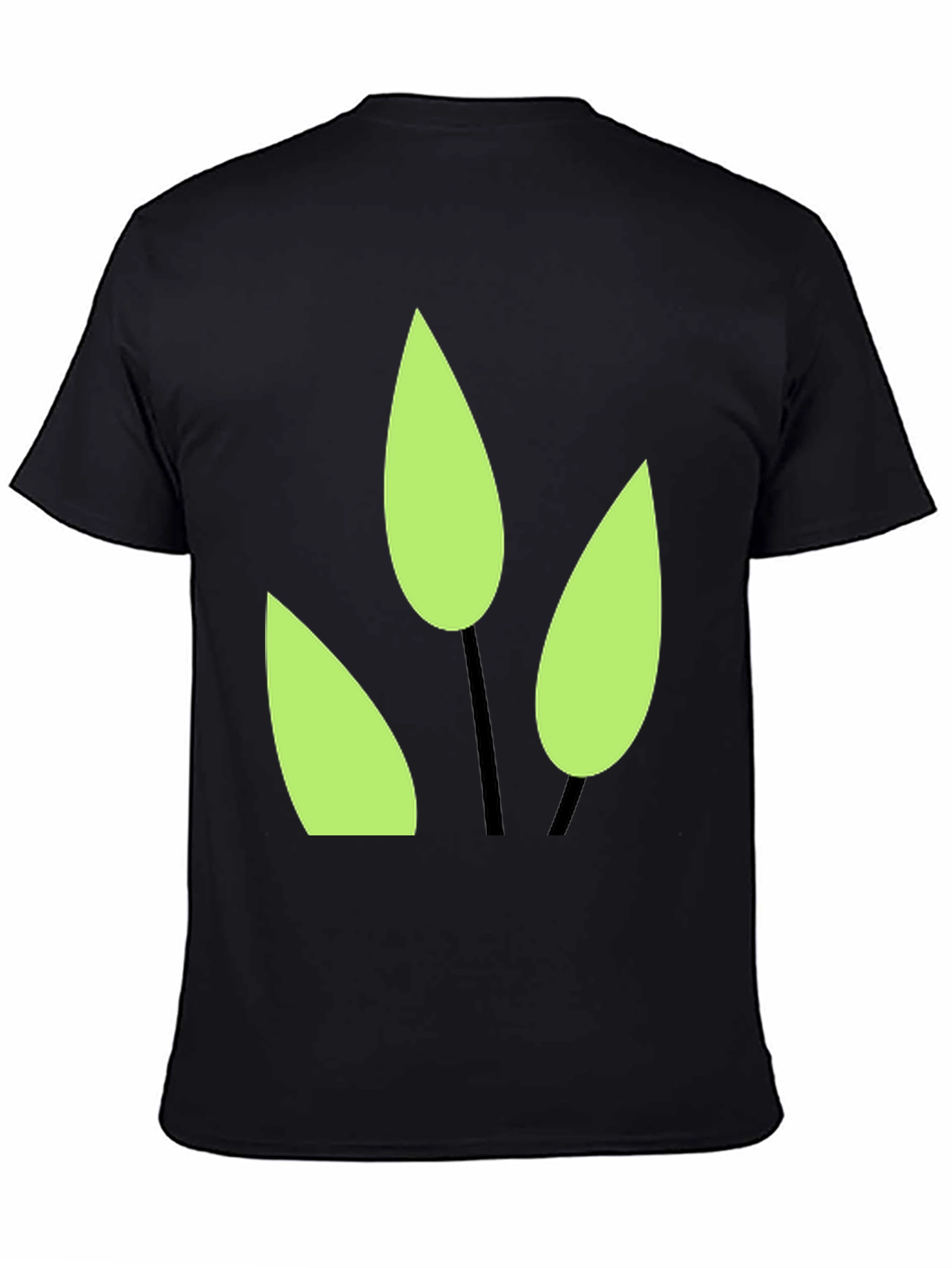 Nature Inspired Graphic Tee - Black