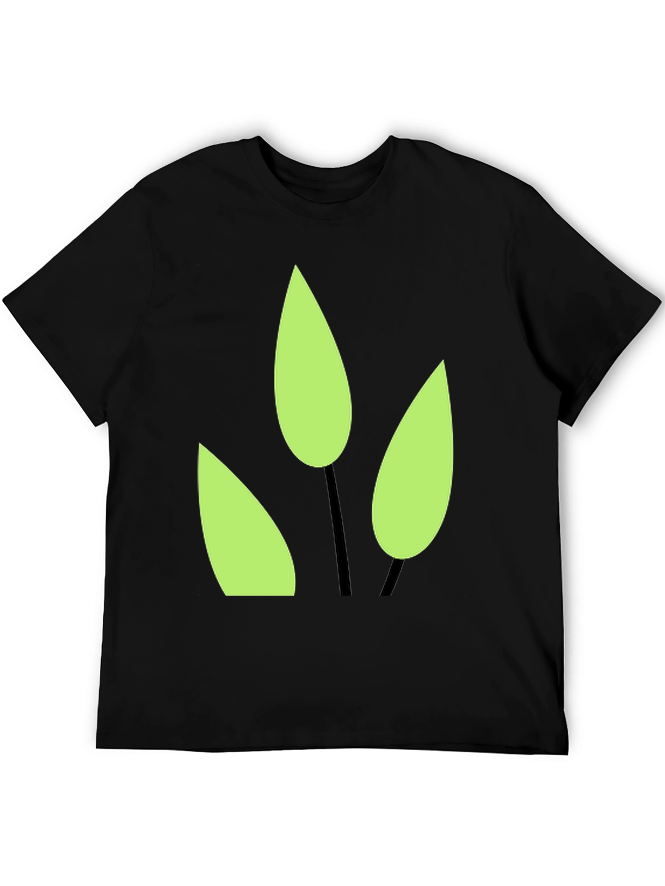 Nature Inspired Graphic Tee - Black