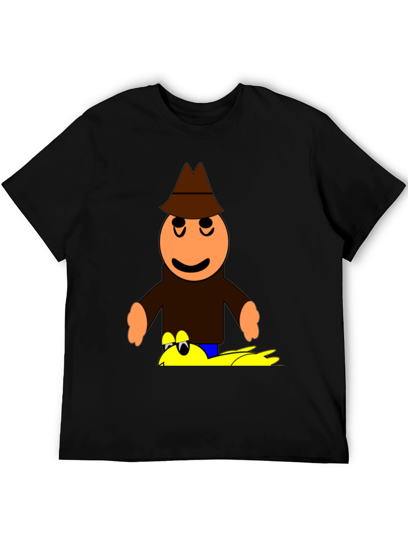 Cartoon Detective T-Shirt - Unique Graphic Tee