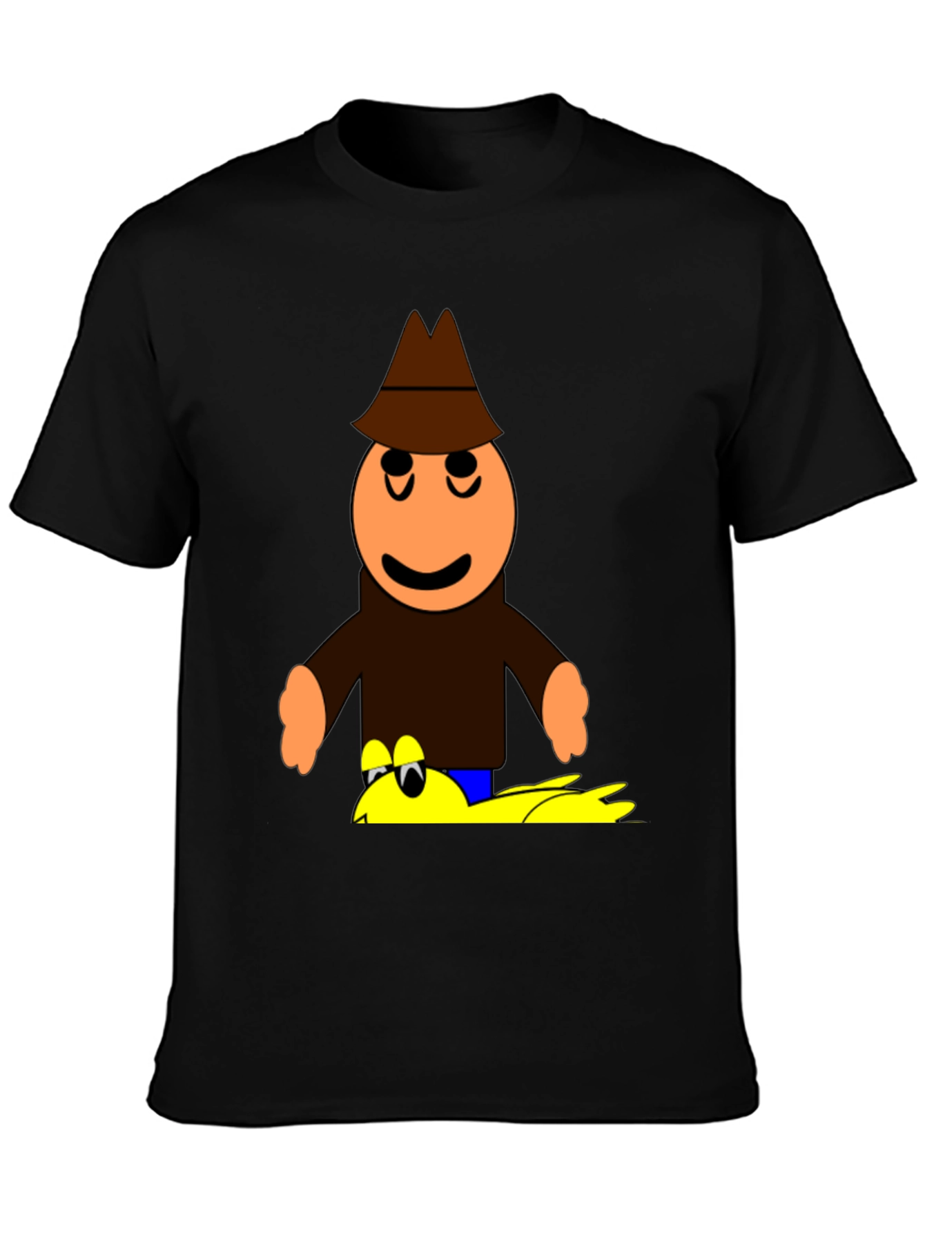 Cartoon Detective T-Shirt - Unique Graphic Tee