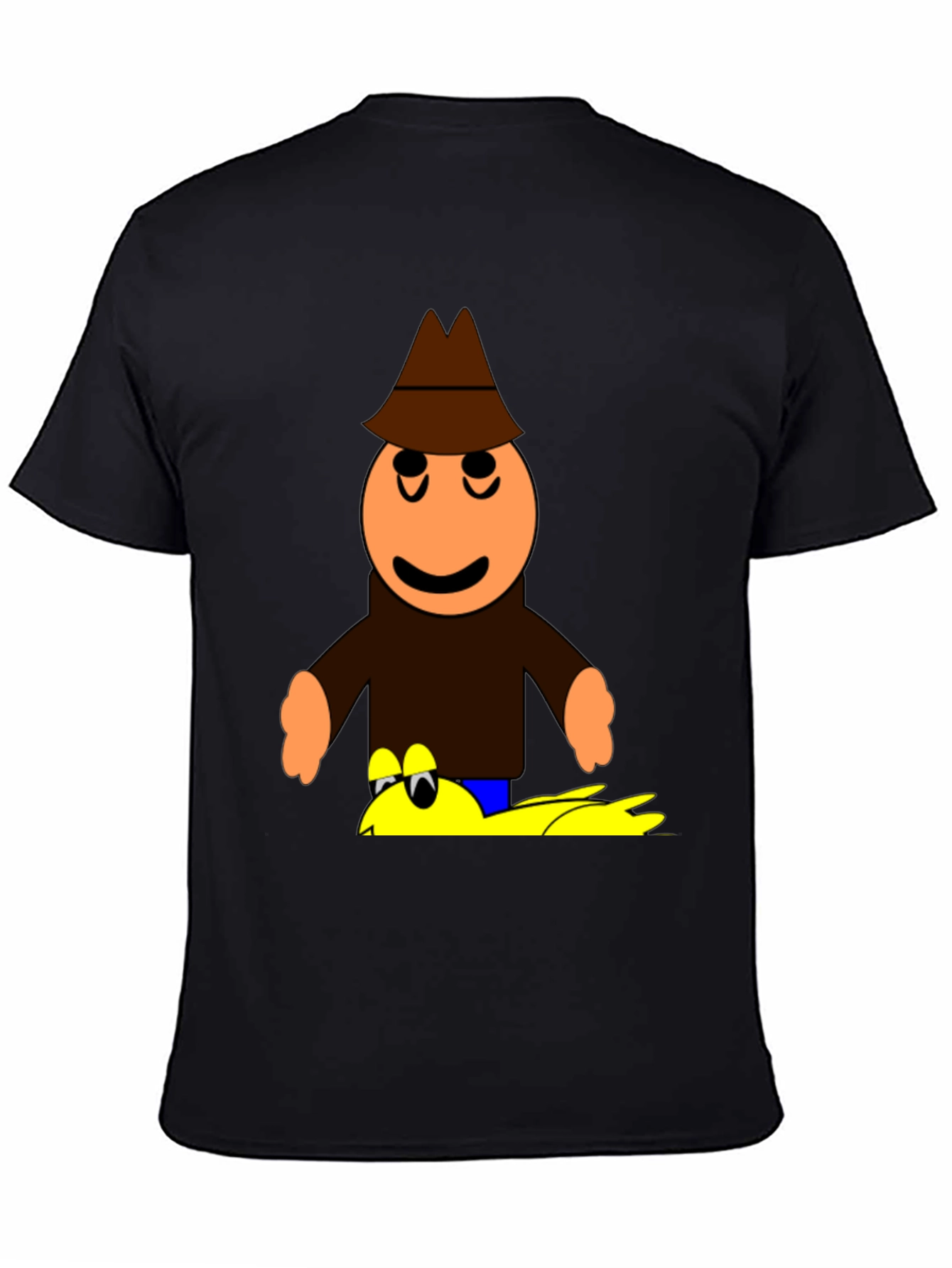 Cartoon Detective T-Shirt - Unique Graphic Tee