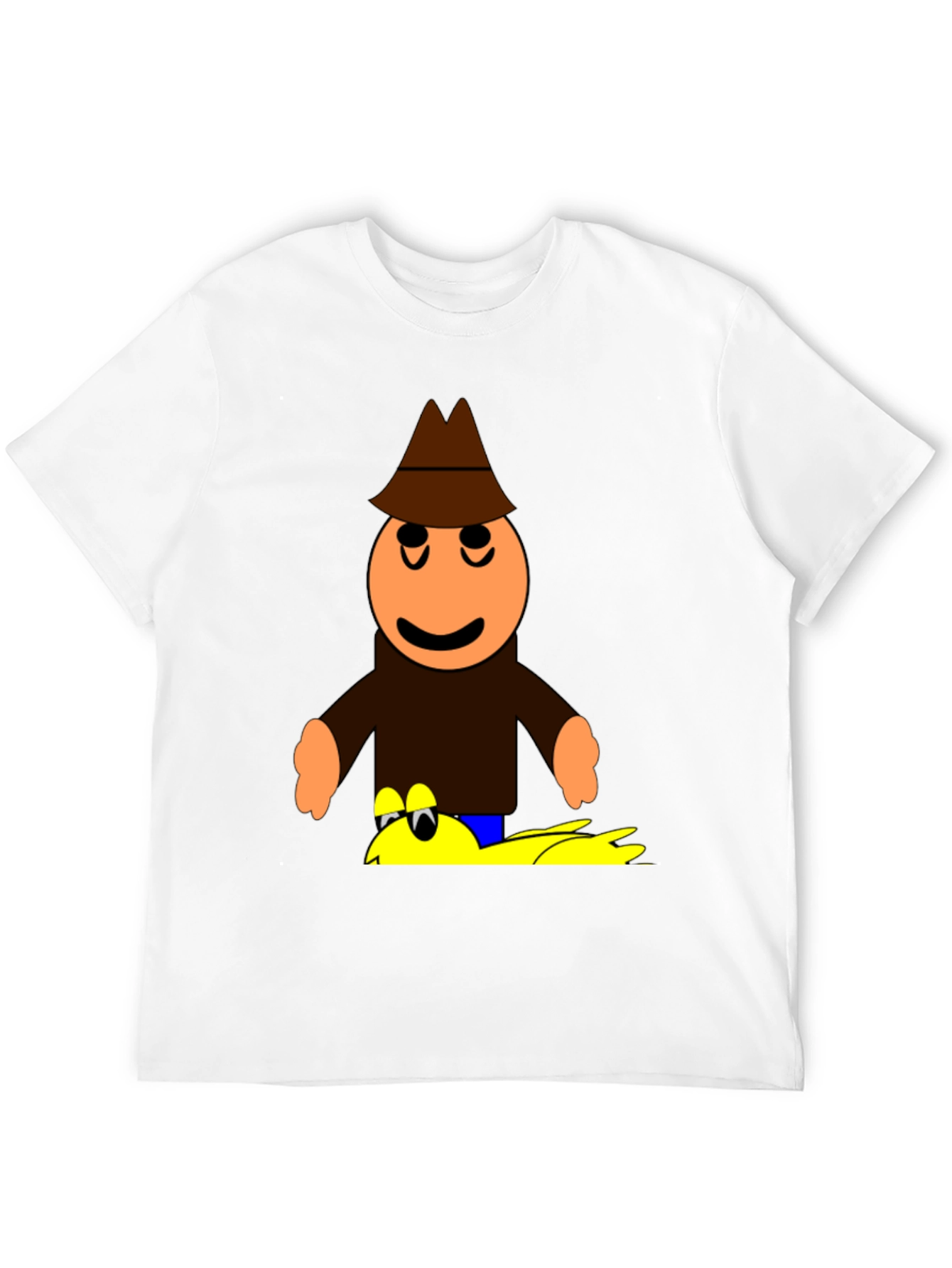 Cartoon Detective T-Shirt - Unique Graphic Tee
