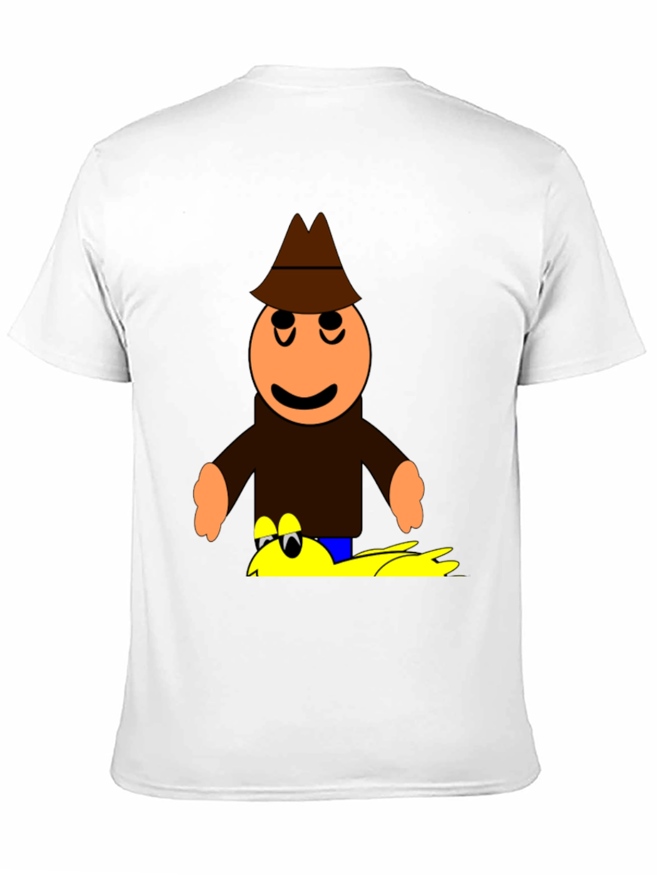 Cartoon Detective T-Shirt - Unique Graphic Tee