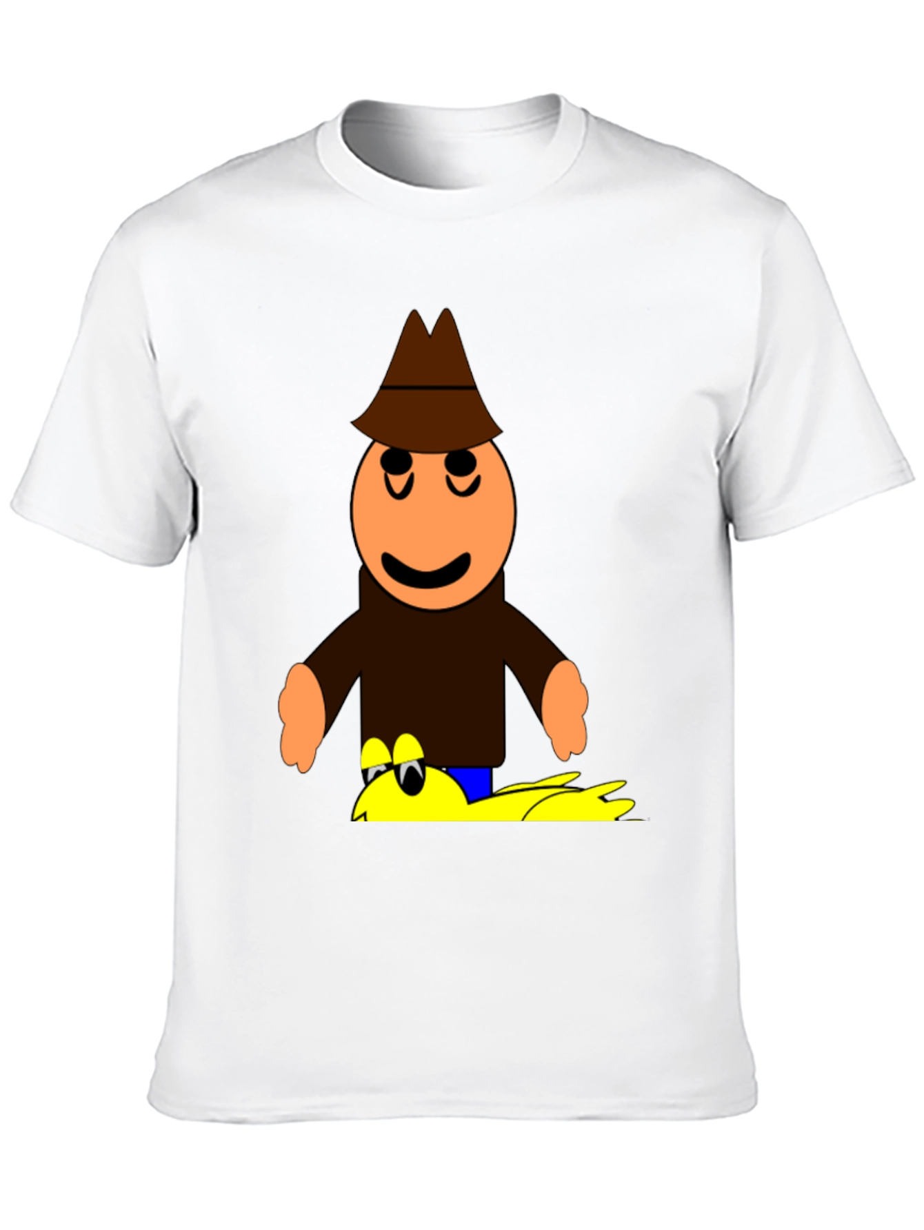 Cartoon Detective T-Shirt - Unique Graphic Tee