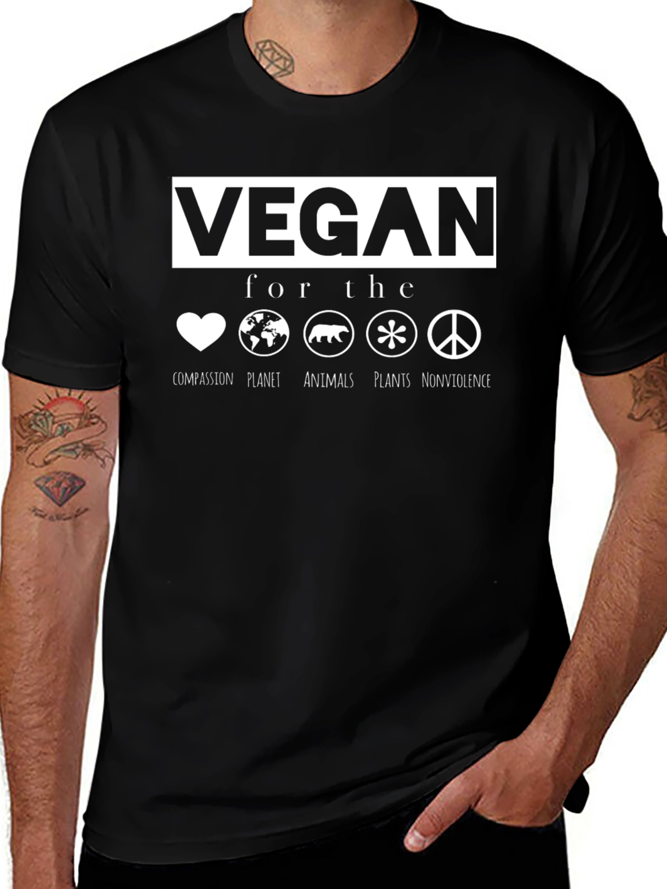 Vegan for the Planet Graphic Tee