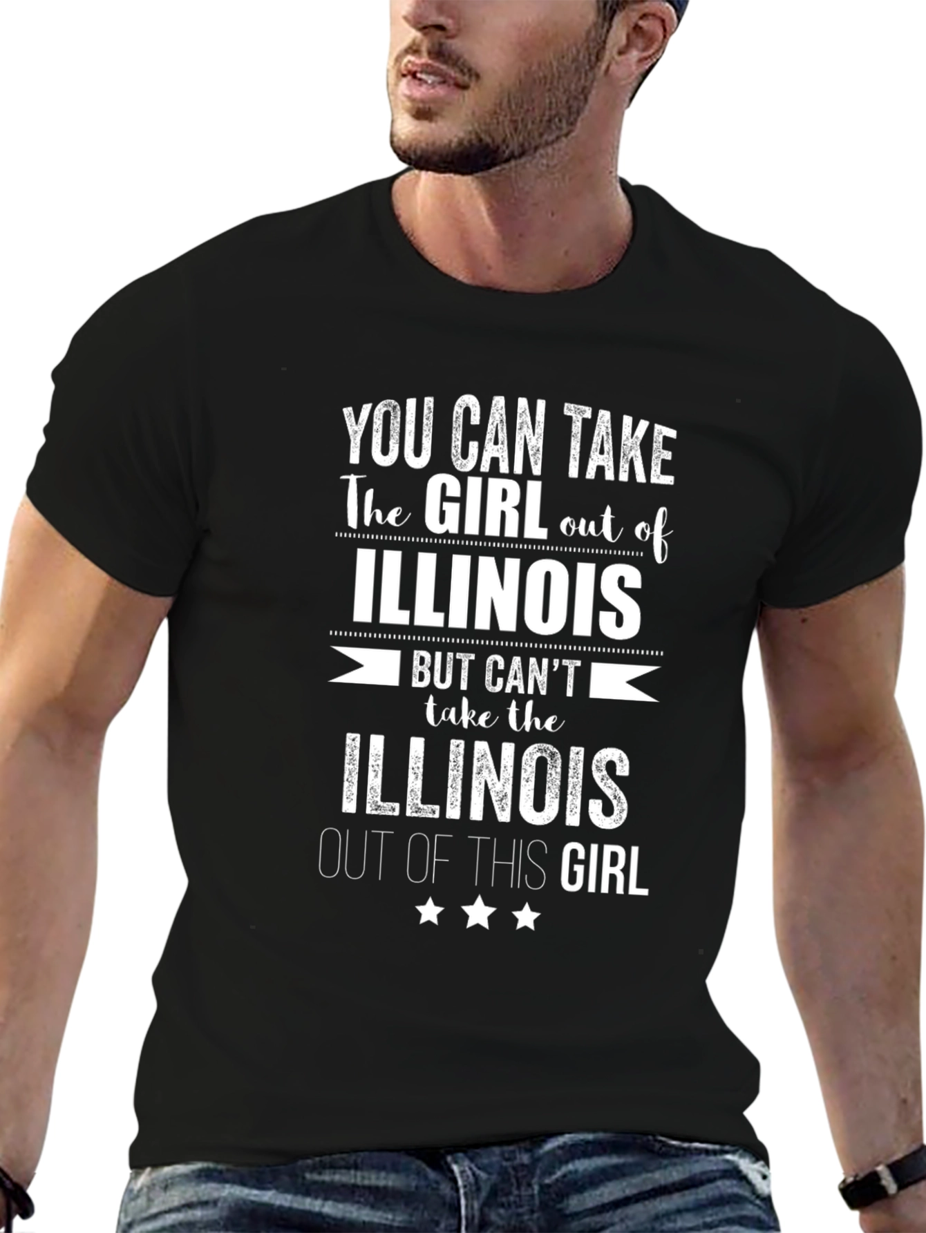 Illinois Girl T-Shirt - Novelty State Pride Tee