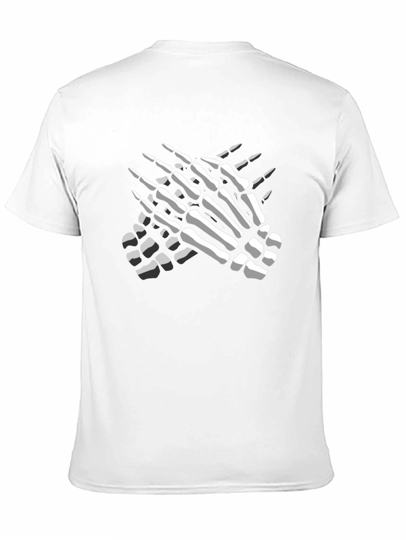 Skeleton Hands Graphic Tee - Mens Black T-Shirt