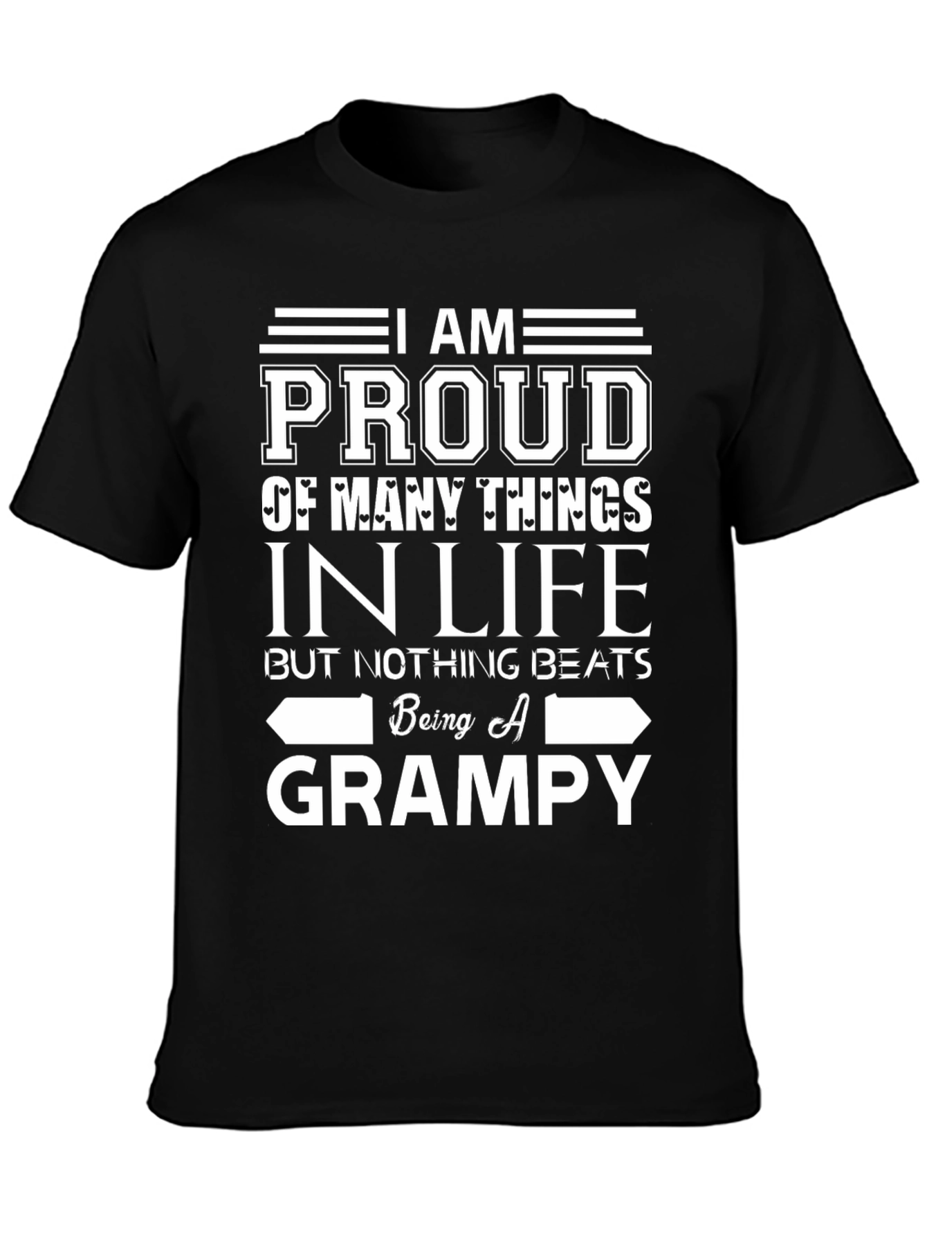 Proud Grampy T-Shirt - Gift for Grandfathers