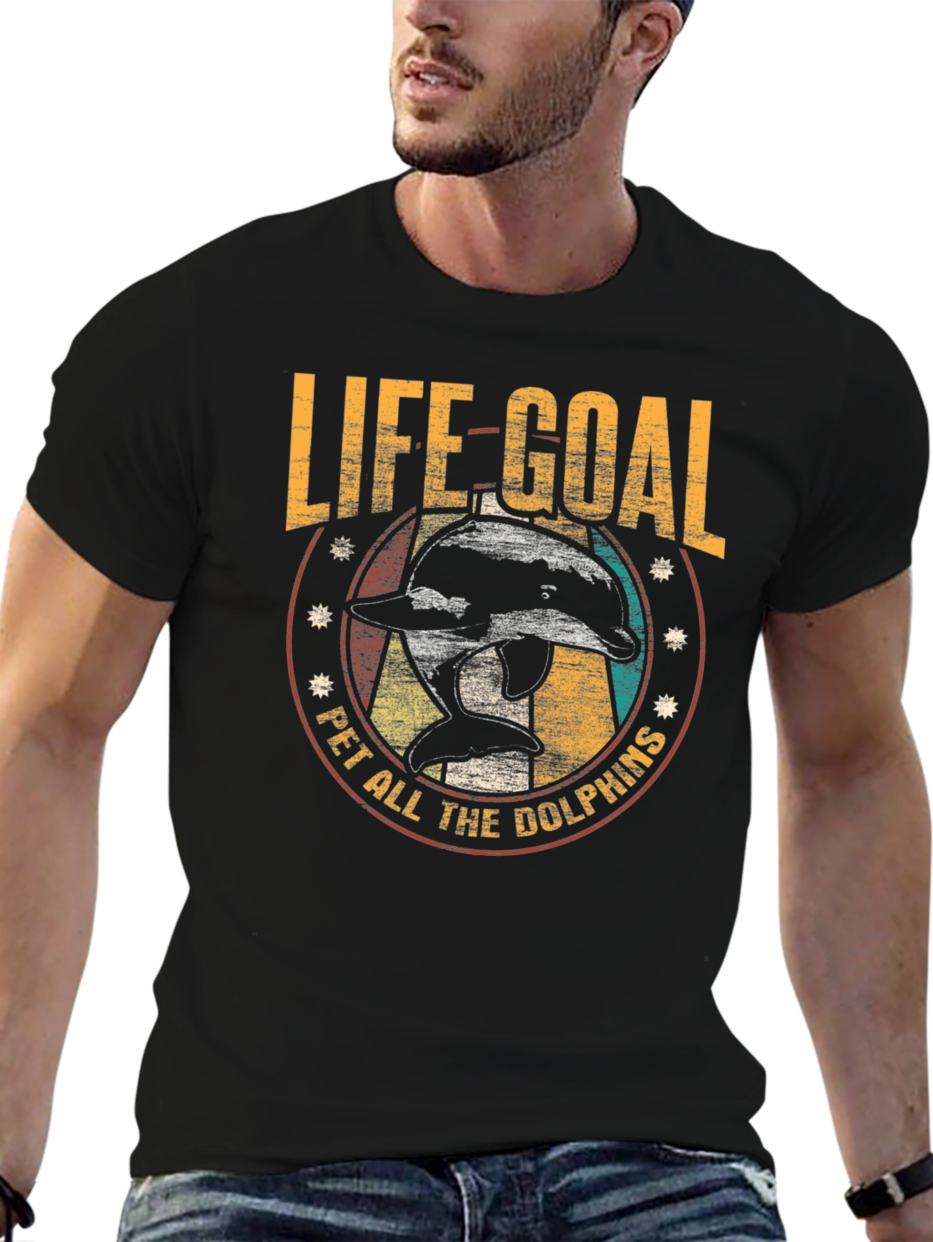 Life Goal Pet All The Dolphins T-Shirt
