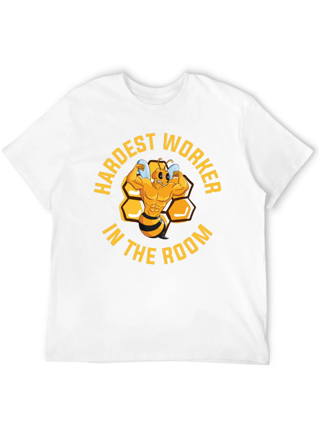 Hardest Worker Bee Muscle T-Shirt