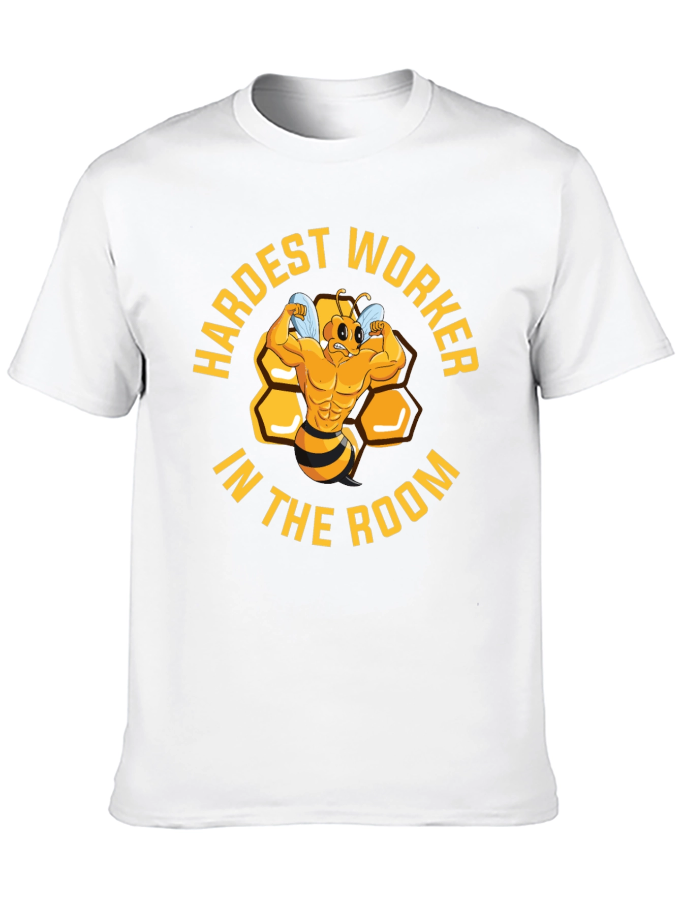 Hardest Worker Bee Muscle T-Shirt