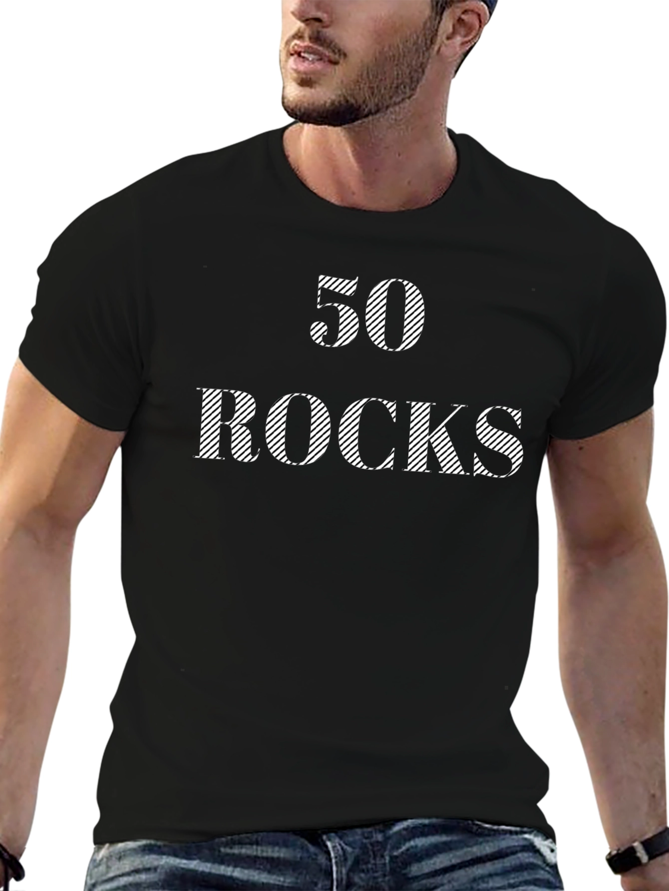 50 Rocks Novelty Graphic Tee