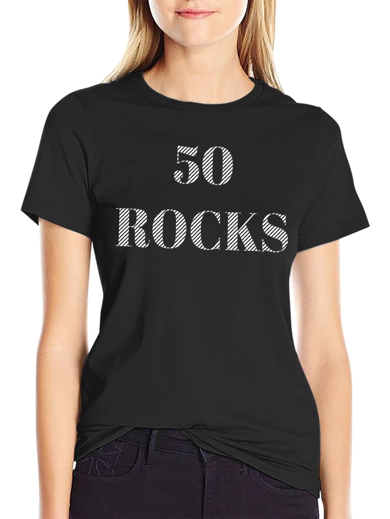 50 Rocks Novelty Graphic Tee