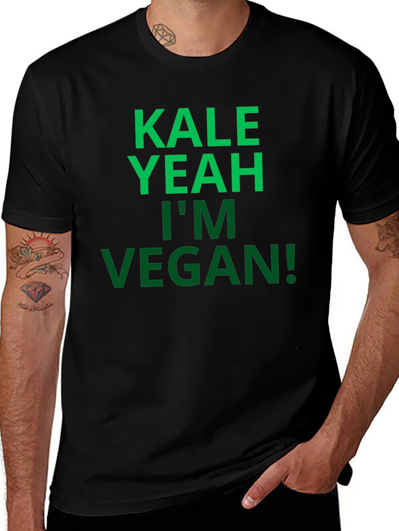 Kale Yeah Im Vegan! Graphic T-Shirt