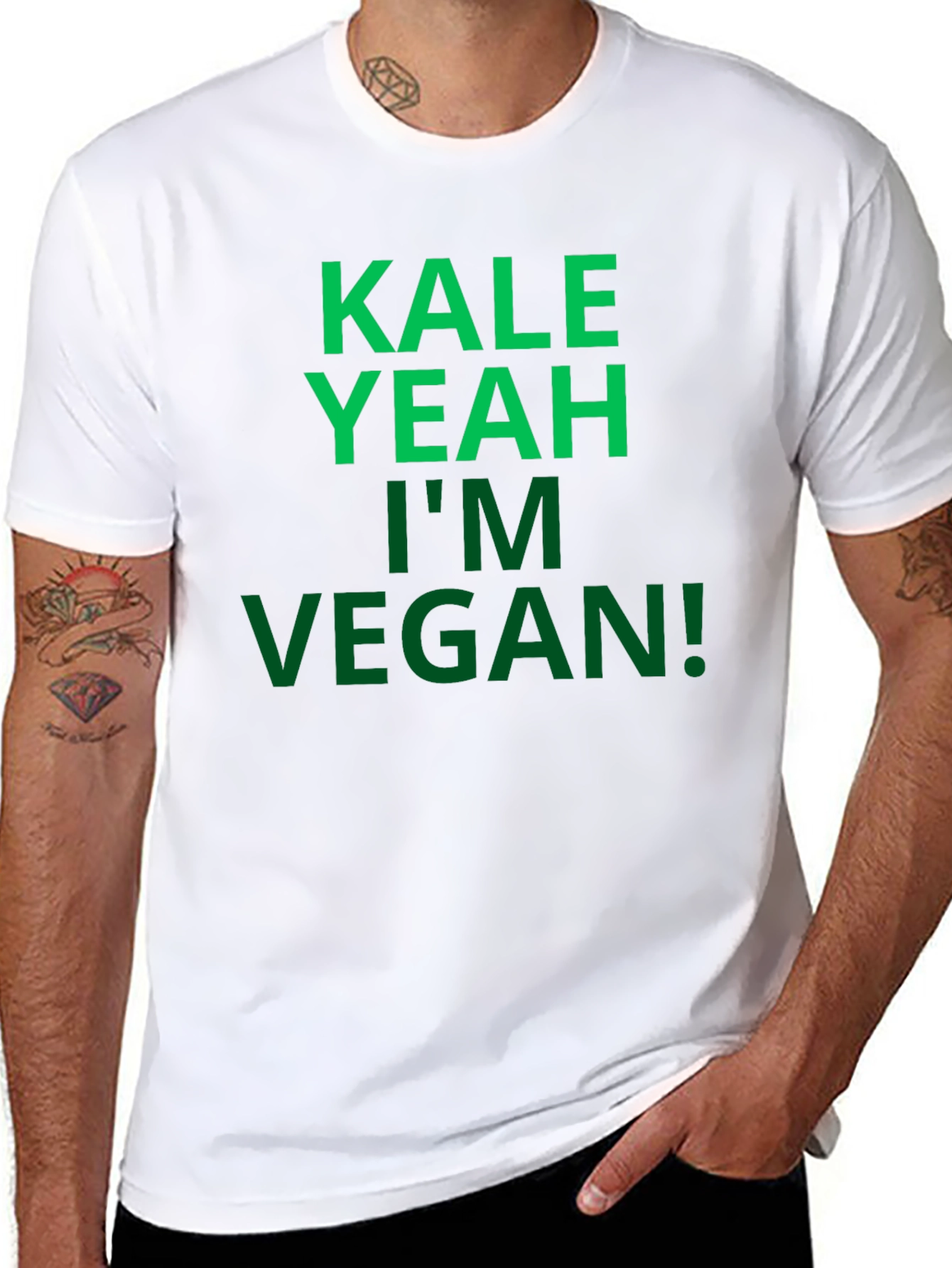 Kale Yeah Im Vegan! Graphic T-Shirt