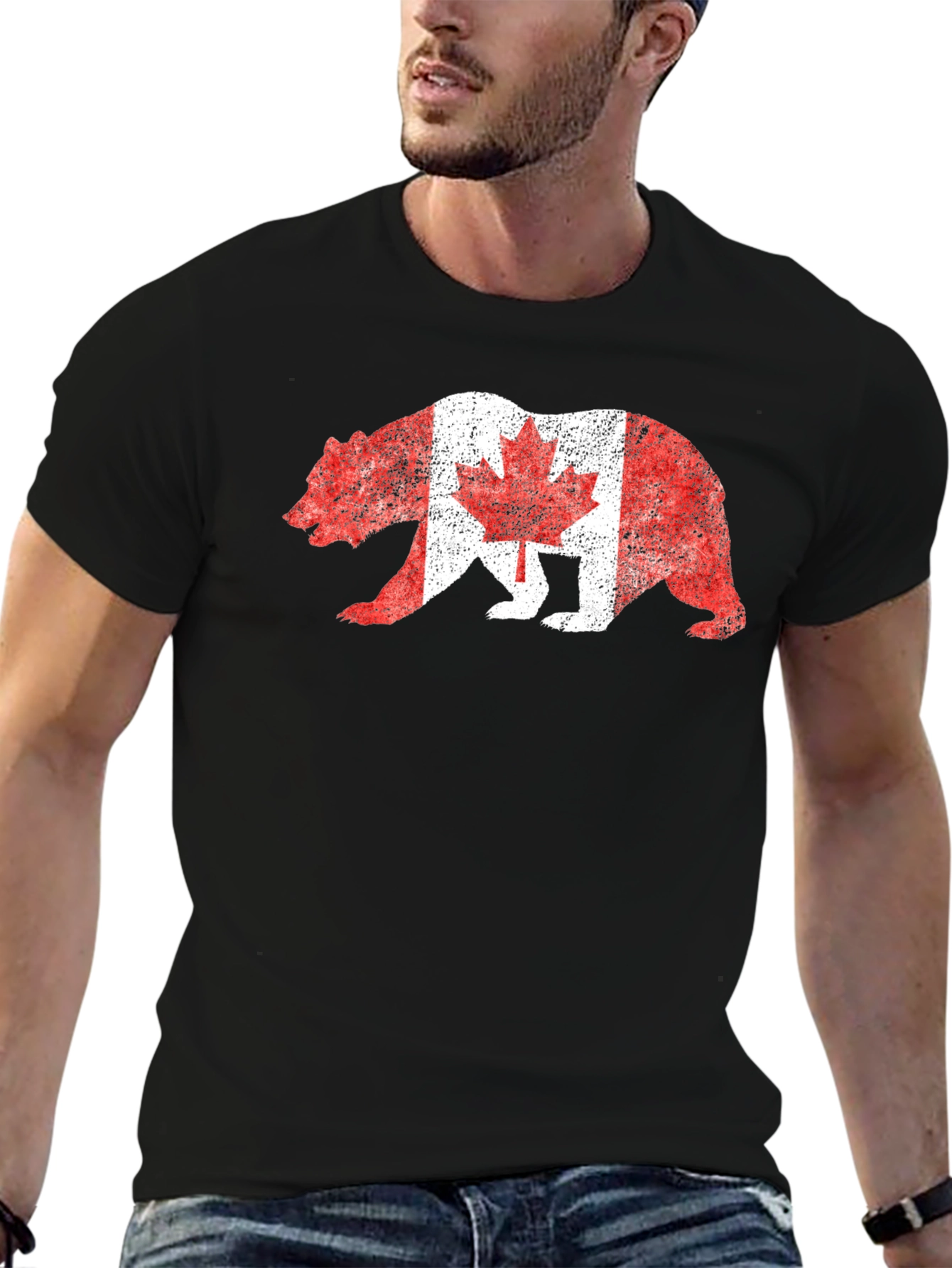 Canadian Flag Bear T-Shirt