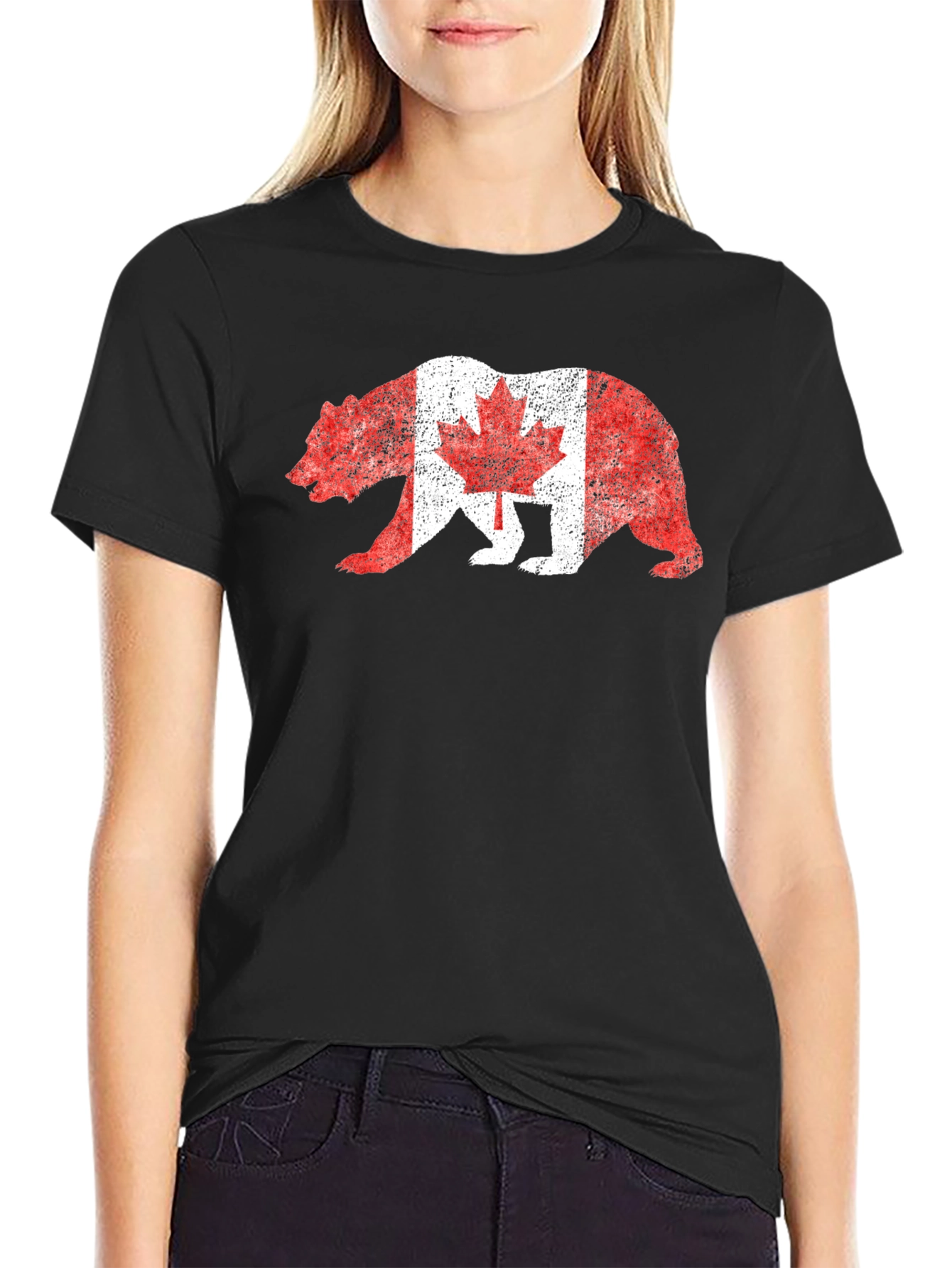 Canadian Flag Bear T-Shirt