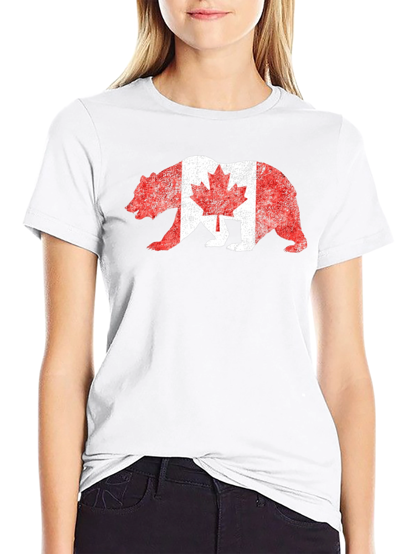 Canadian Flag Bear T-Shirt