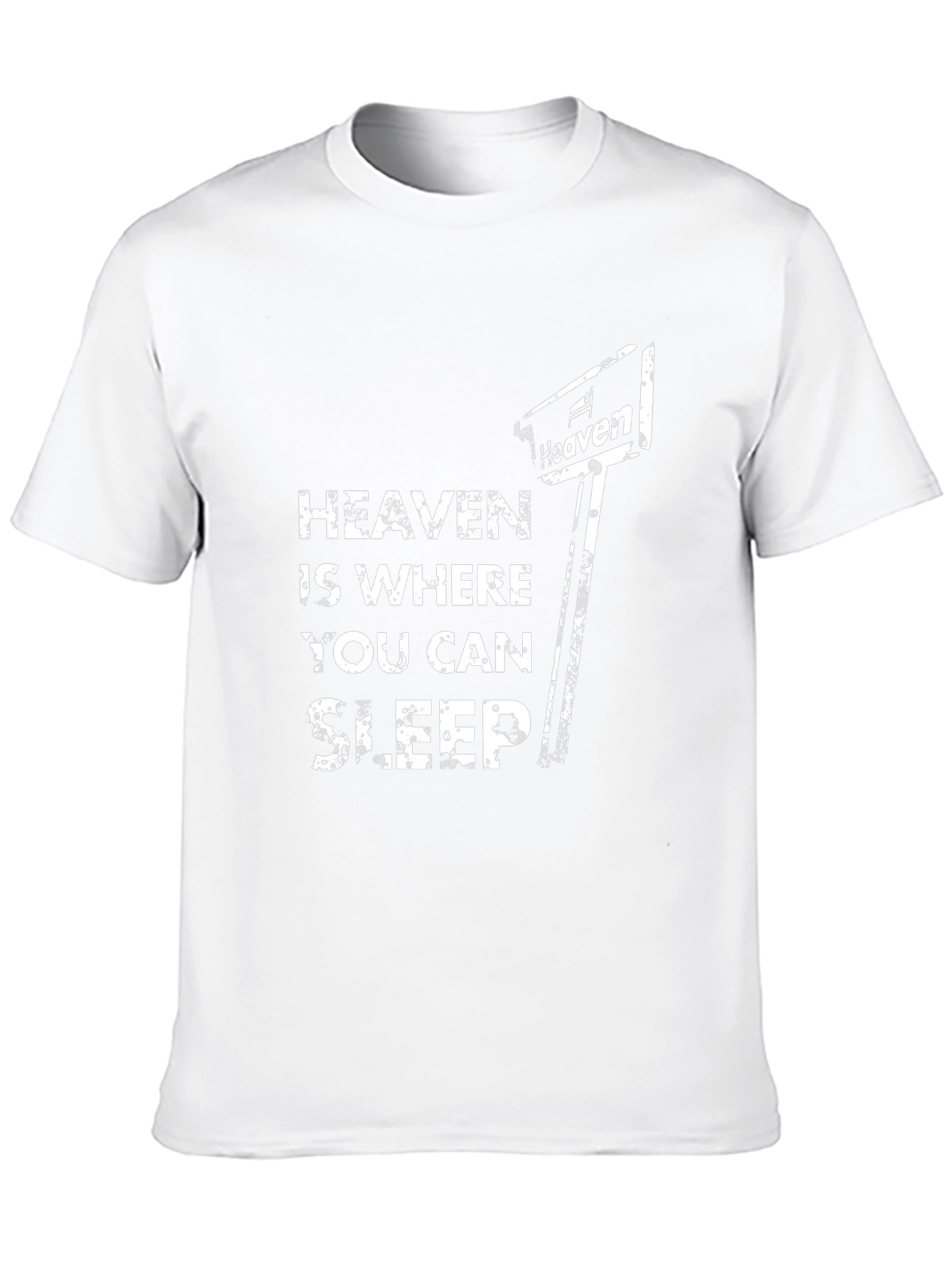 Heaven is Where You Can Sleep Black T-Shirt