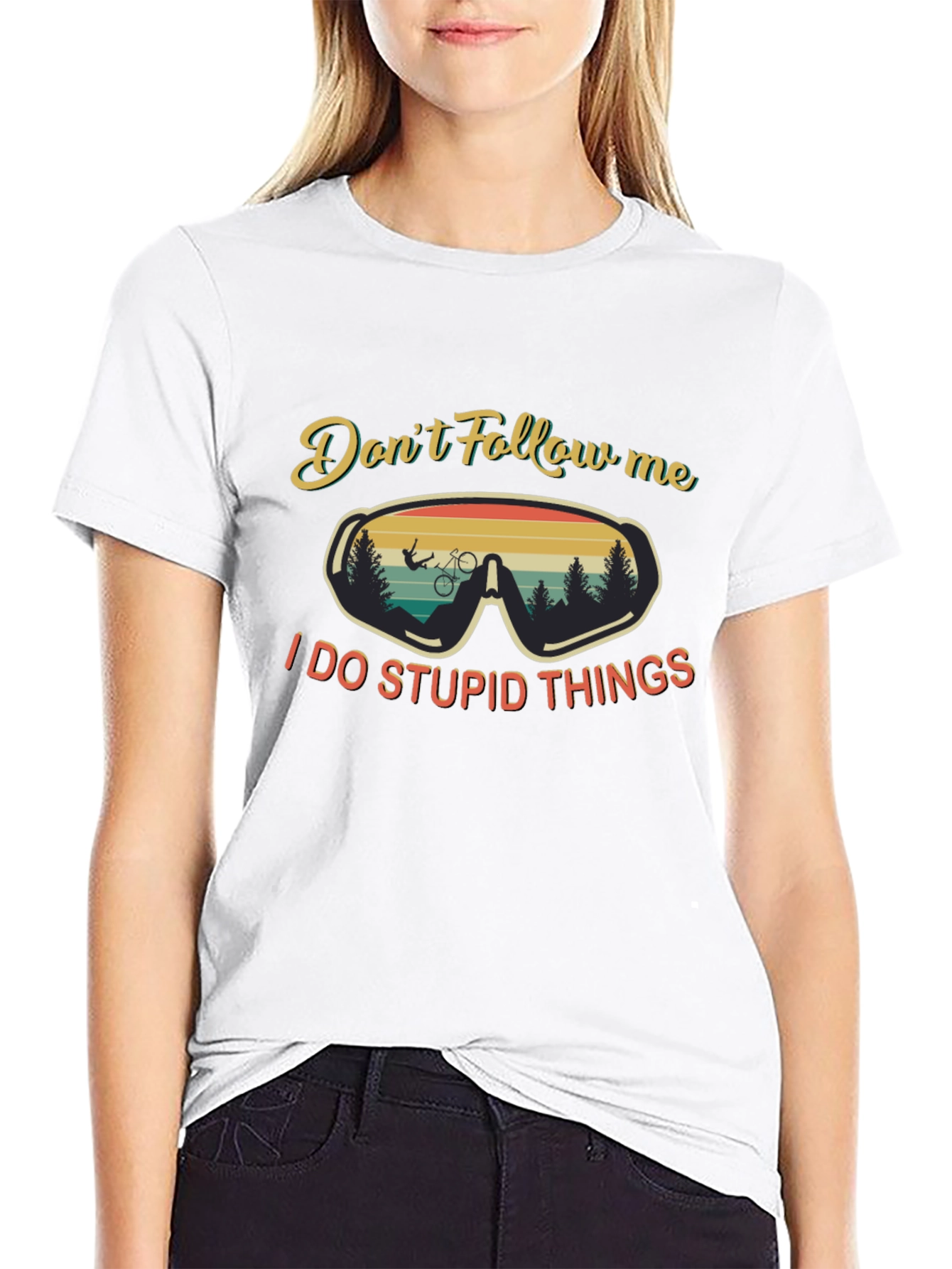 Dont Follow Me Mountain Bike Adventure T-Shirt