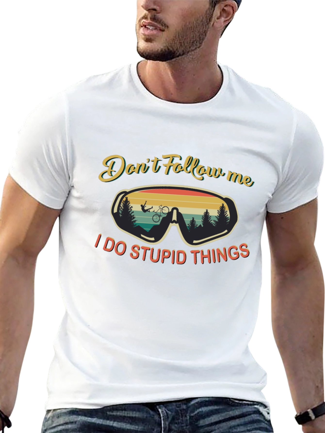 Dont Follow Me Mountain Bike Adventure T-Shirt