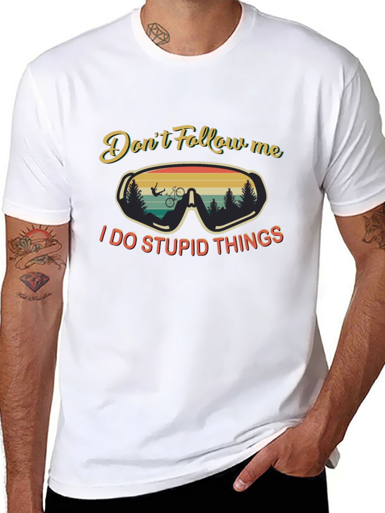 Dont Follow Me Mountain Bike Adventure T-Shirt